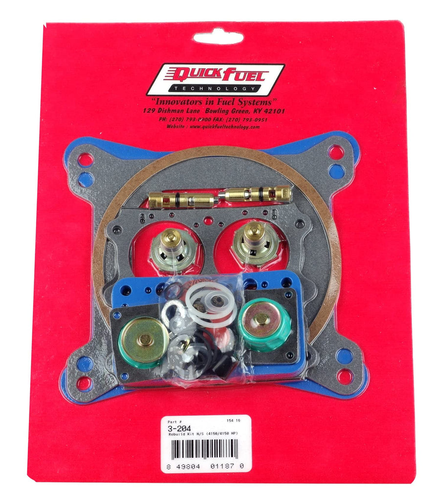 3-208QFT Quick Fuel Non-Stick Rebuild Kit; Alcohol/E85-4150/4150 H.P.