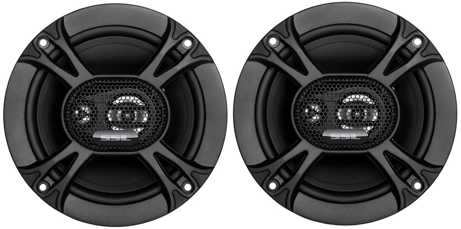 EX365 Sound Storm Laboratories 6.5 Inch Car Door Speakers - 150 Watts (Pair), Coaxial, 3 Way, Full Range Audio, Sold in Pairs, Bocinas para Carro