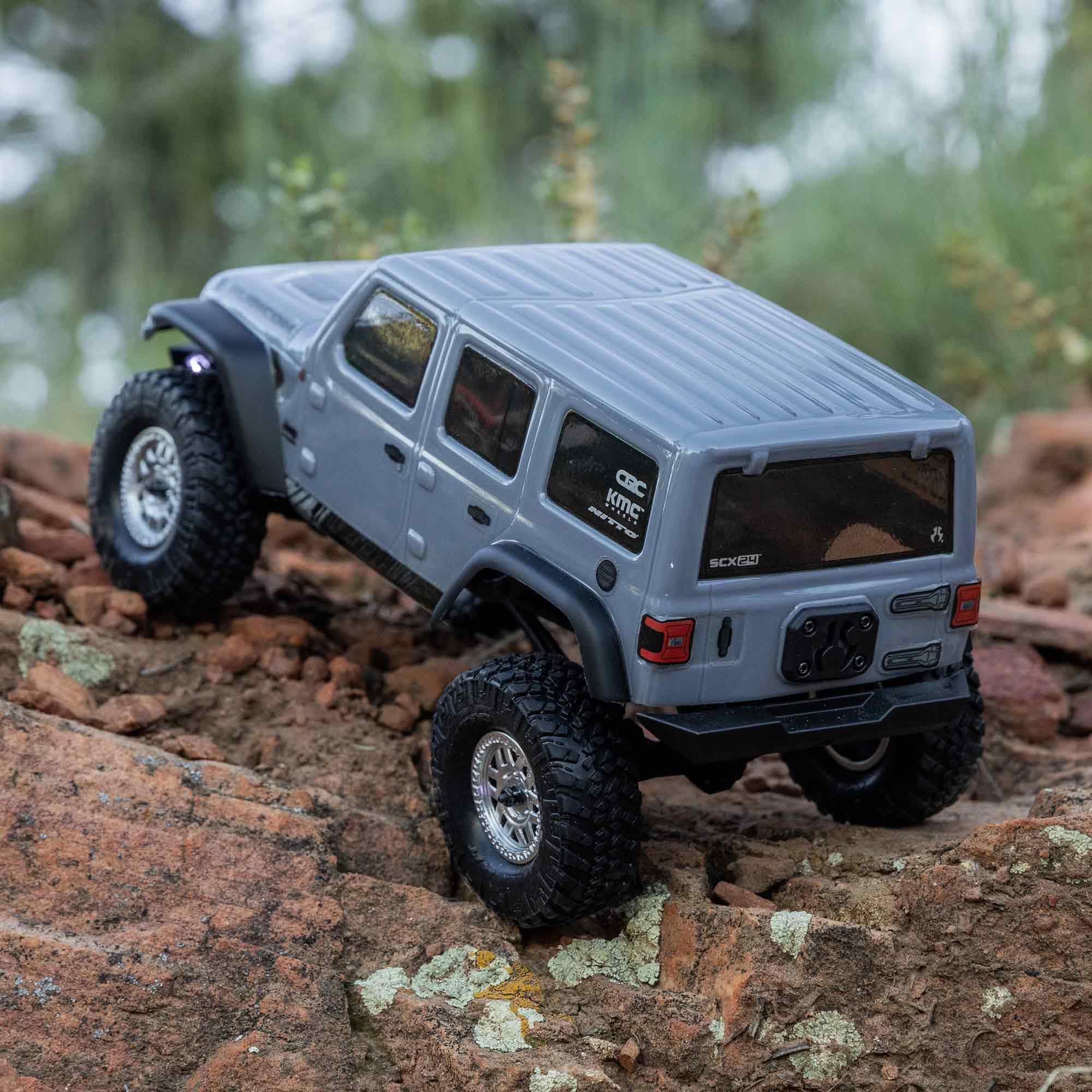 Axial RC Truck SCX24 2019 Jeep Wrangler JLU CRC, 1/24 Gray: 4WD RTR (Battery and Charger Included), AXI00002V3T3