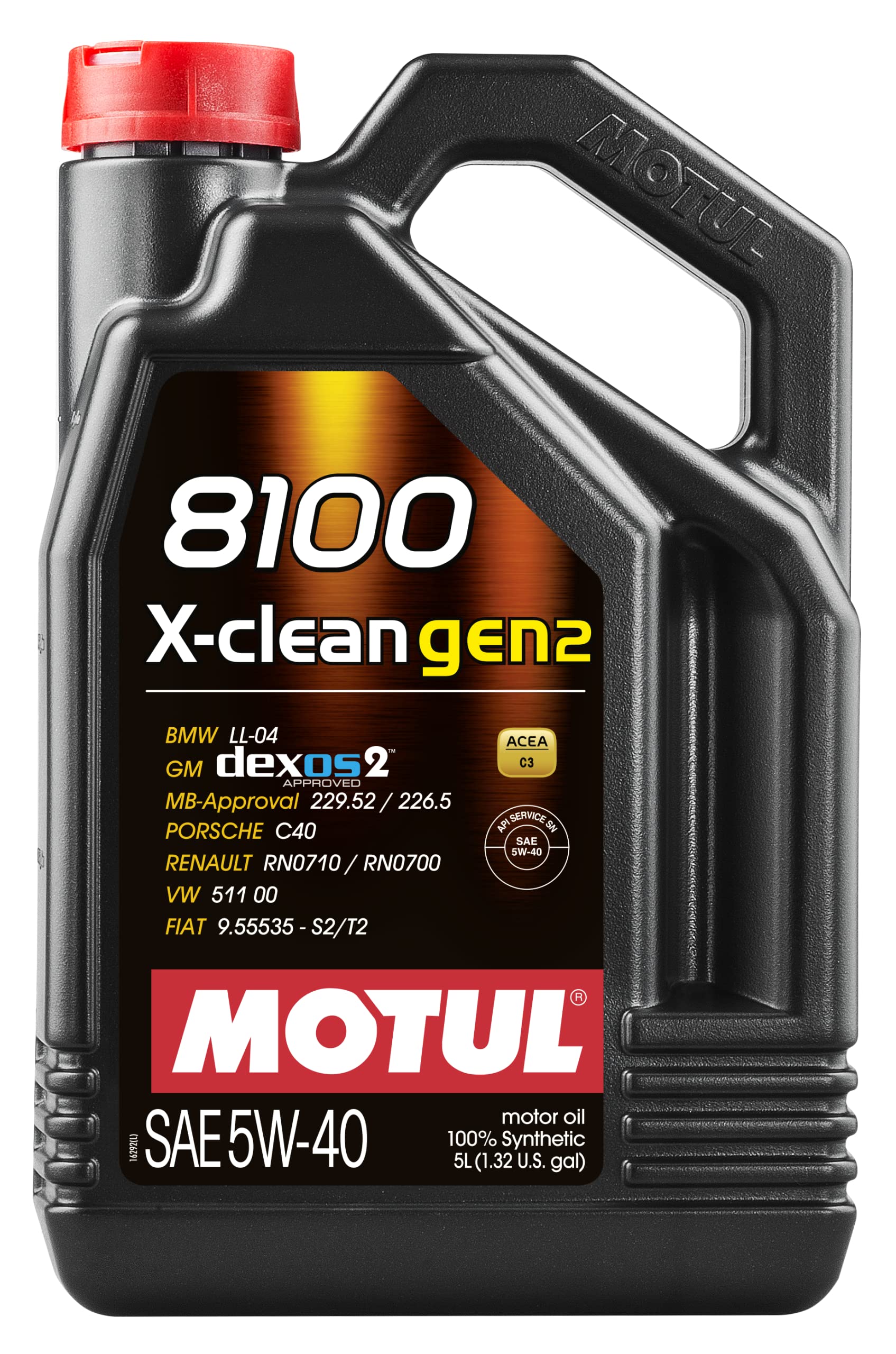 Motul 8100 X-CLEAN GEN2 5W-40 4X5L - 109762