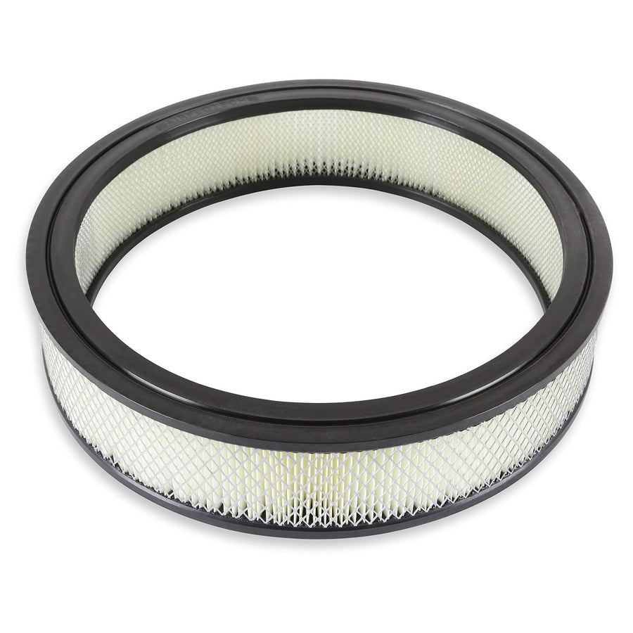 Air Filter Mr. Gasket 6403 - 14 Inch x 3 Inch - Replacement - White