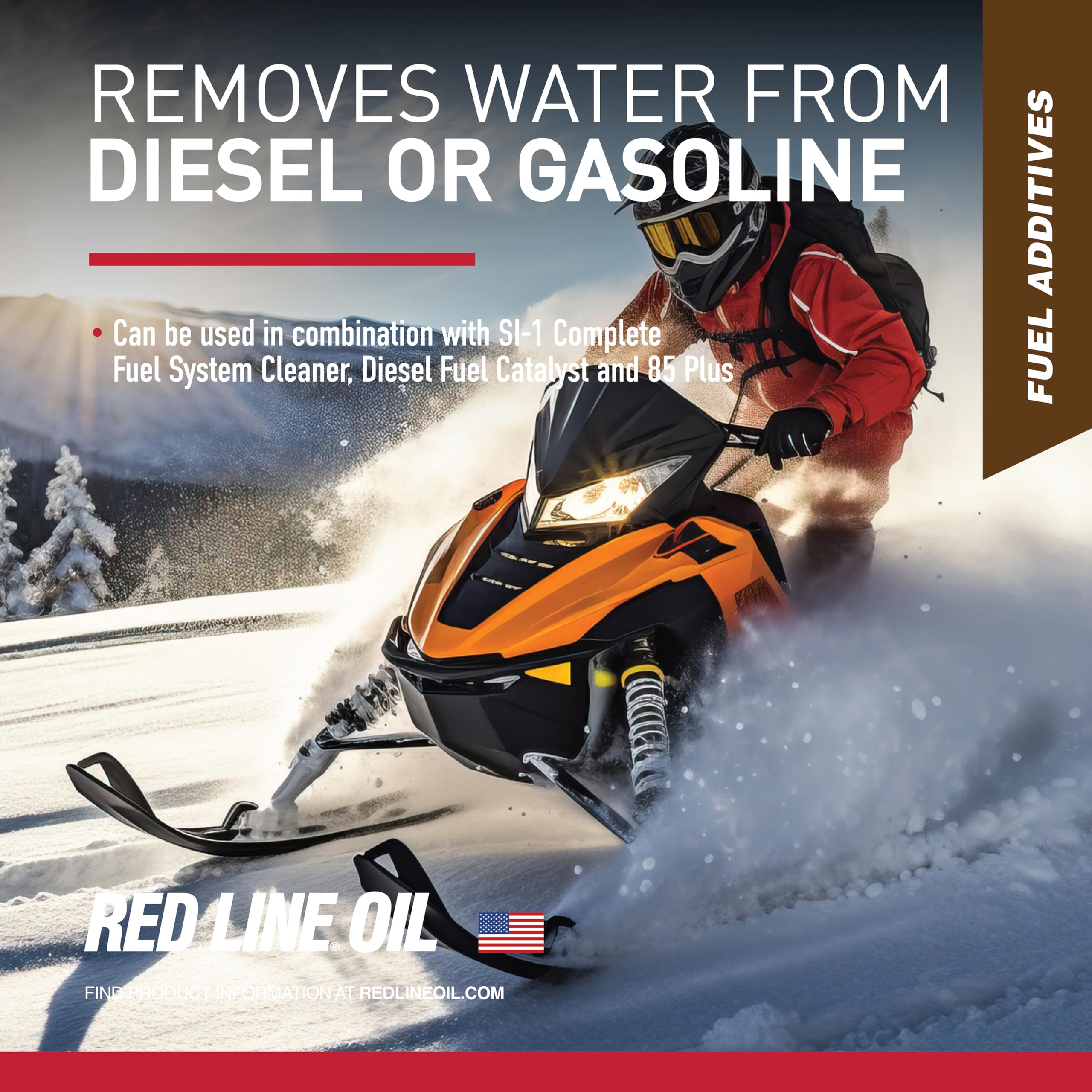 60302 Red Line Fuel System Water Remover and Antifreeze - 12 Ounce