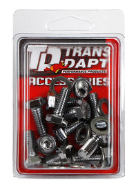 DIFF COVER BOLT SET - TRANS-DAPT PERFORMANCE FOR GM 14 BOLT CHROME COVER (9232)