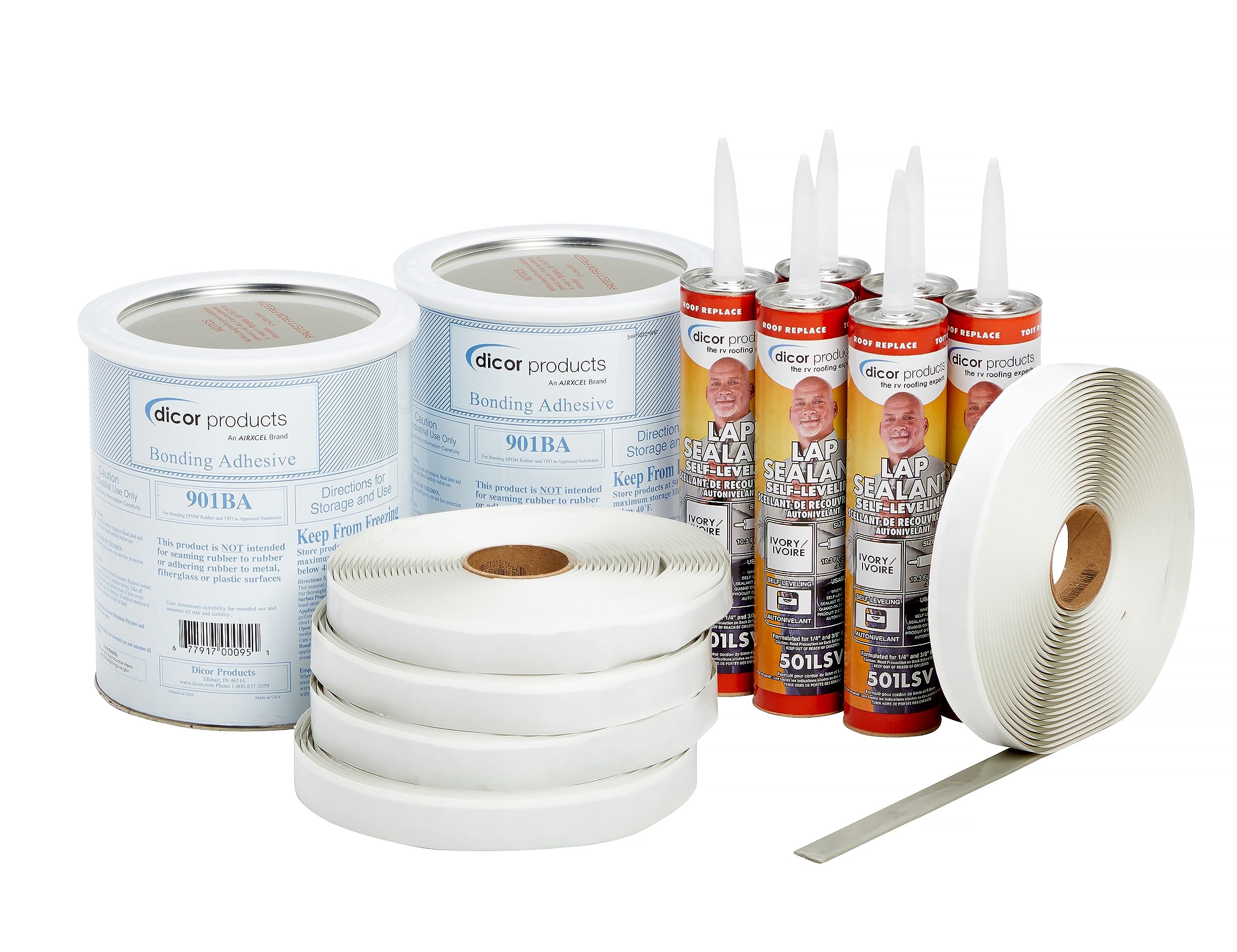 Rubber Roof Kit Dicor 401CK-V