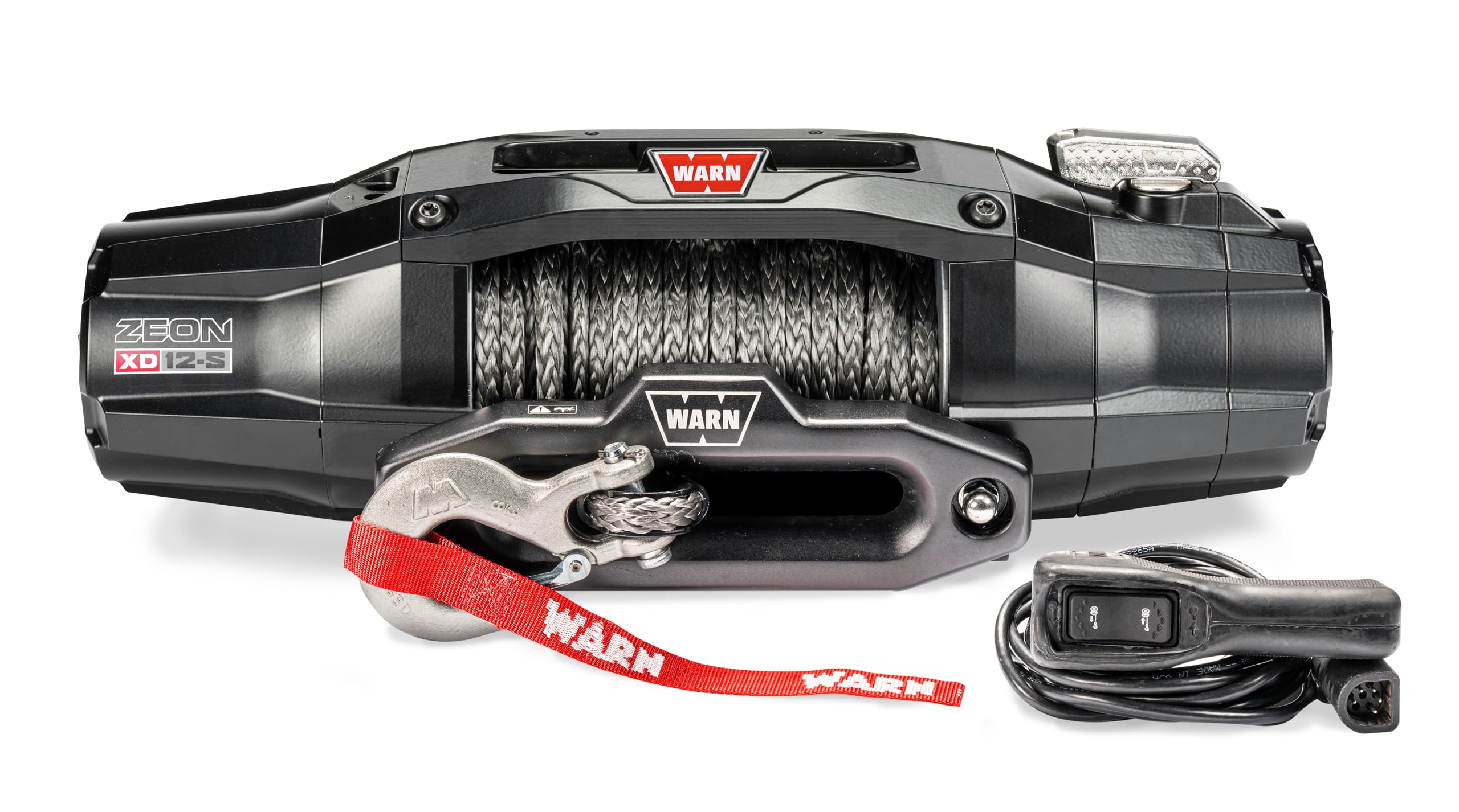 Zeon XD WARN 110012 12-S Convertible Winch Kit with Hub Wireless & Wired Remote - 12,000 lb Capacity
