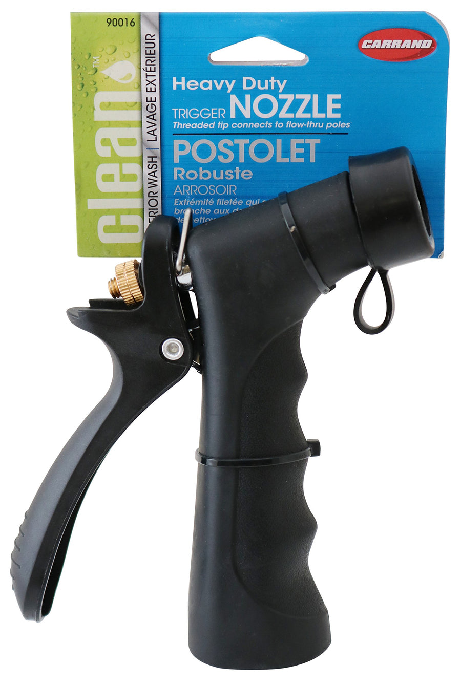 Insulated Carrand 90016 Industrial Grade Power Spray Nozzle , Black
