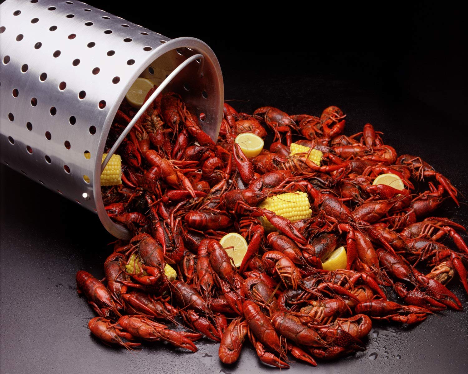 36-Qt. Bayou Classic Stainless Perforated Basket