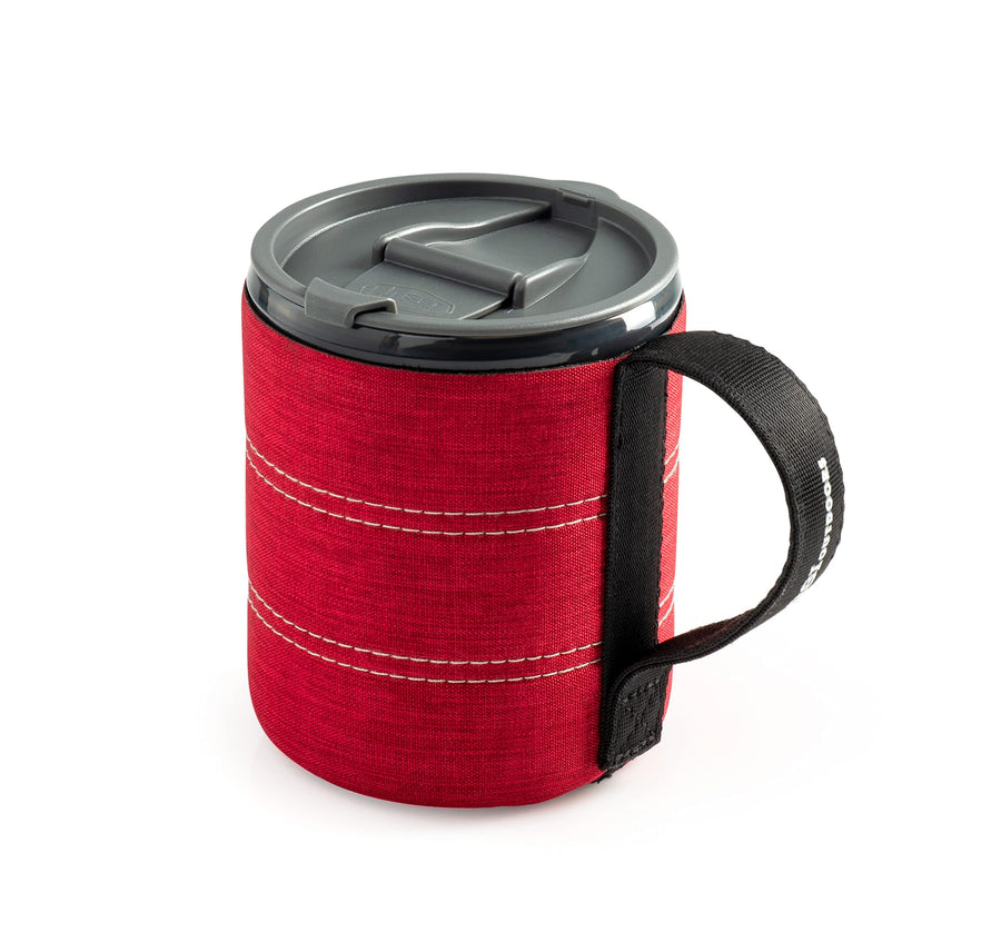 GSI Outdoors Neoprene Backpacker Mug I Infinity Lightweight BPA-Free Mug for Camping & Outdoors, 17 unces