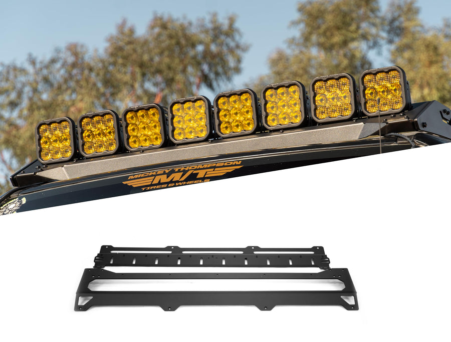 DV8 Offroad Front Light Mount for Roof Rack for 2024-2025 Toyota Land Cruiser 250 Series & Lexus GX 550 | Runs (2) 20” Light Bars, (1) 40” Light Bar, or (10) 3” Pod Lights | Low-Profile Design