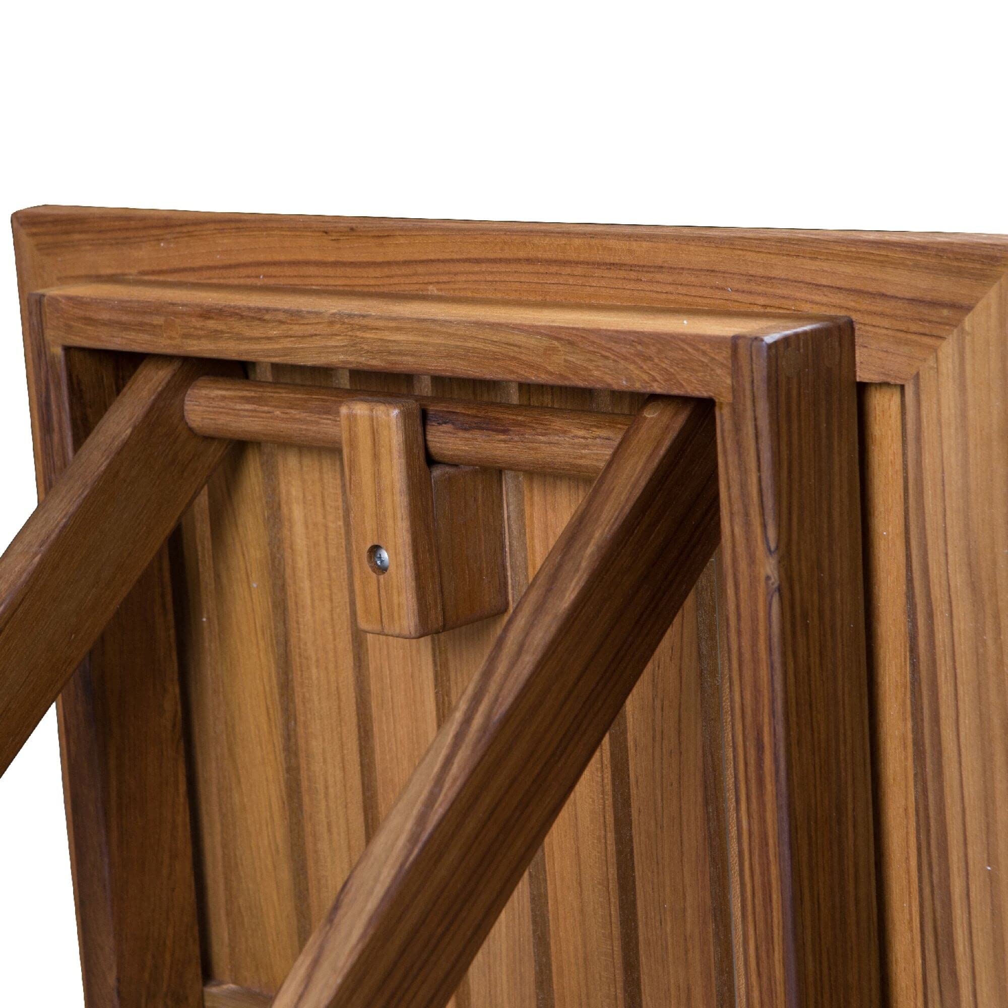 Teak Whitecap 63058 Folding Slat Table