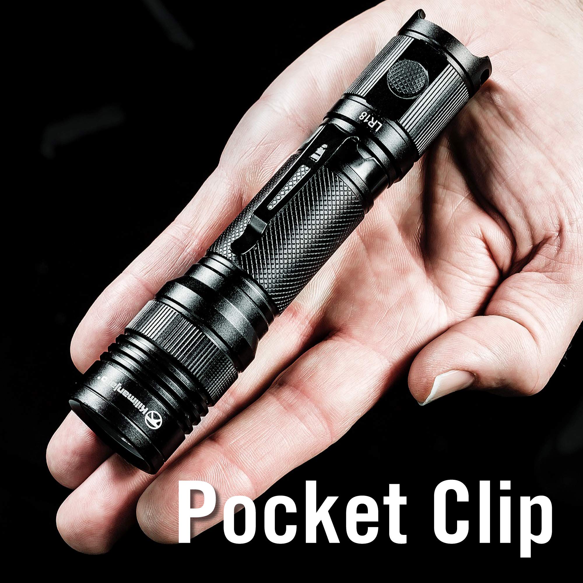 Tactical Flashlight Kilamanjaro 910256 with Pouch (1000 lm)