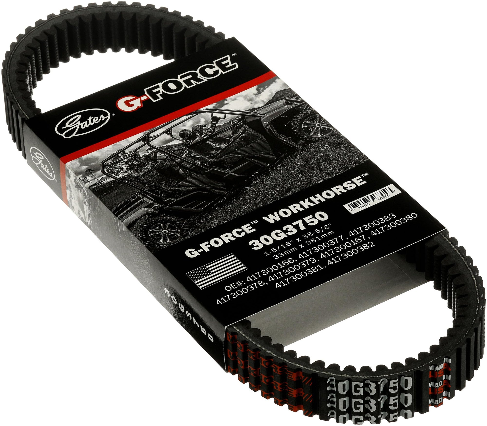 CVT Drive Belt – G-Force Continuously Variable Transmission Belt