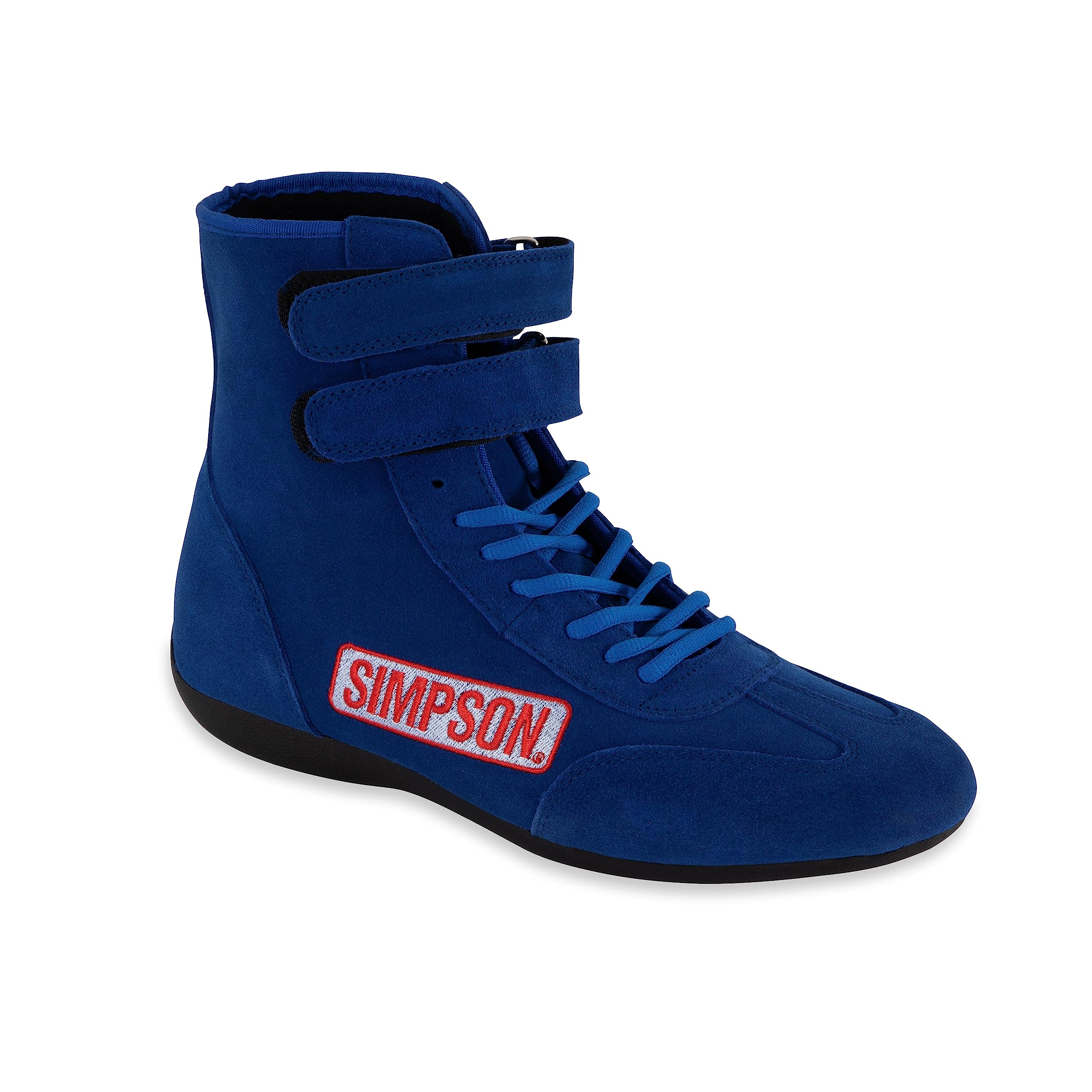 High Top Simpson Racing Shoes Adult Size 9 Blue Pair 28900BL