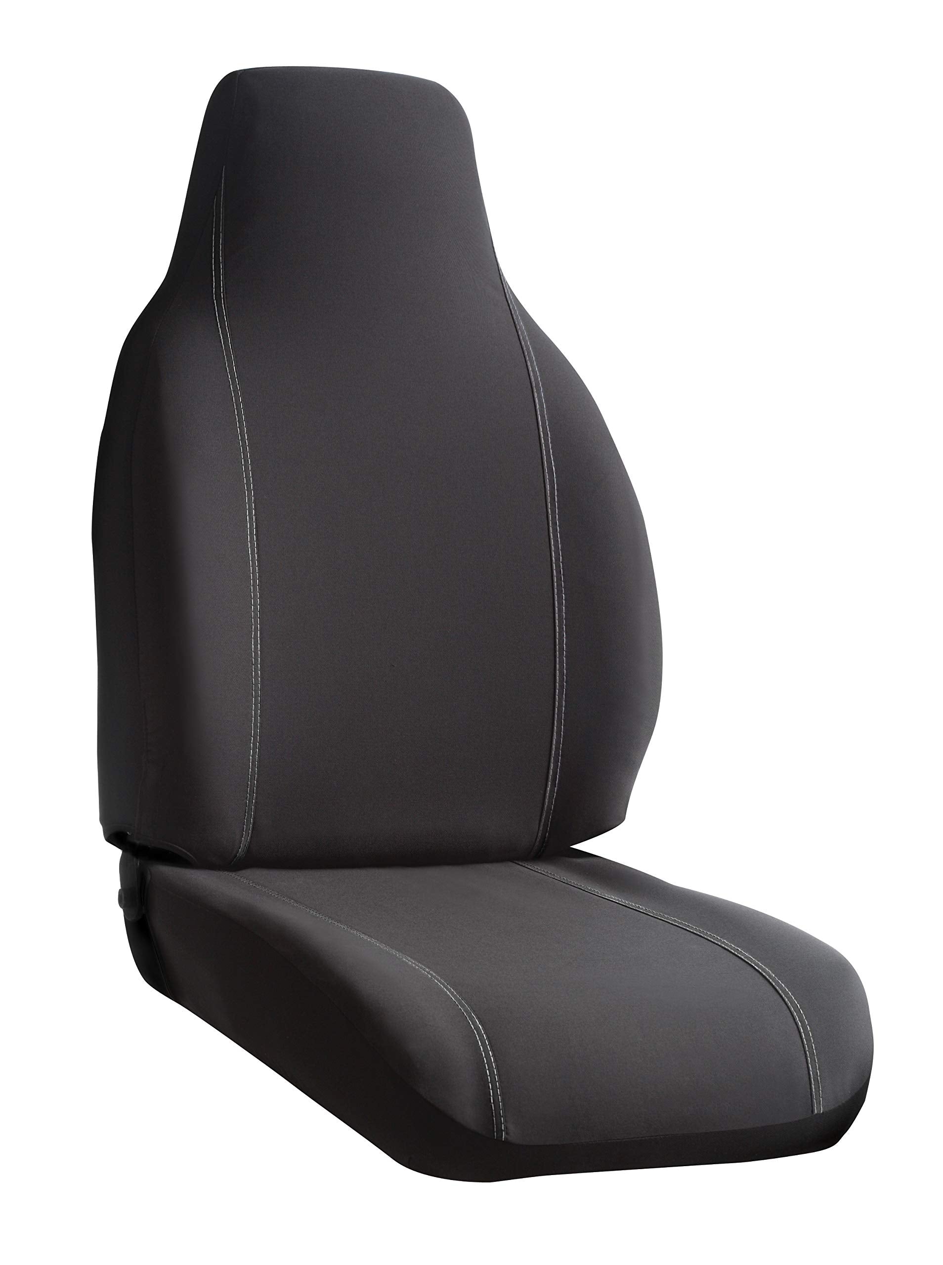 Custom Fit FIA SP82-98 BLACK Rear Seat Cover Split Seat 60/40 - Poly-Cotton, (Black)