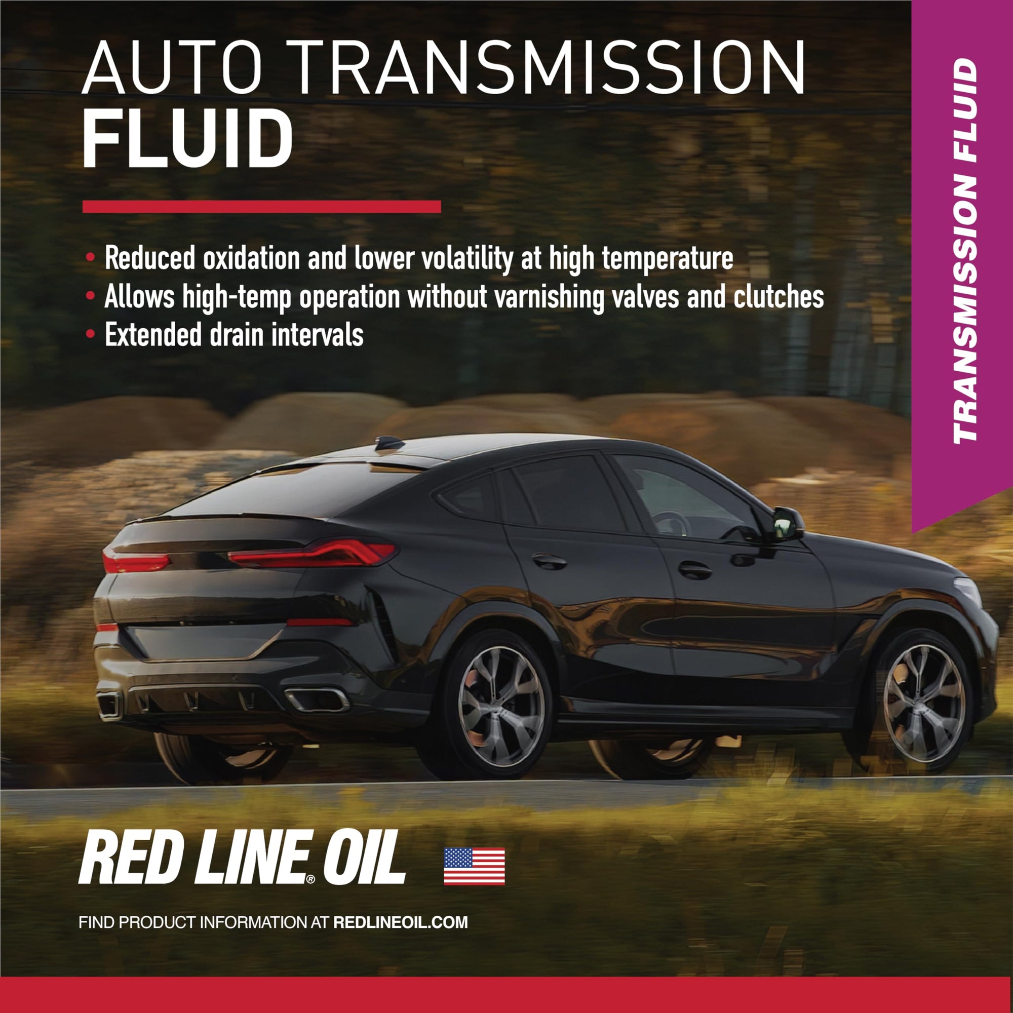 Full Synthetic Red Line 30704 D6 Automatic Transmission Fluid (ATF) - 1 Quart