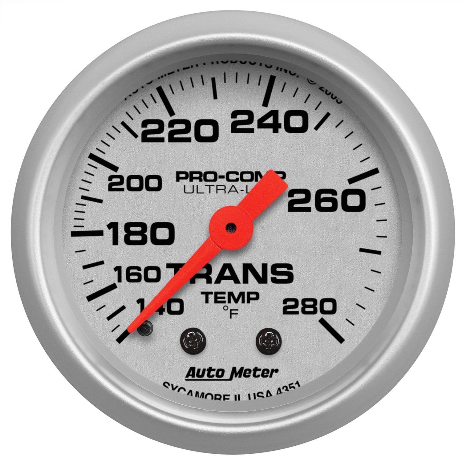 Auto Meter Ultra-Lite 4351 Mechanical Transmission Temperature Gauge