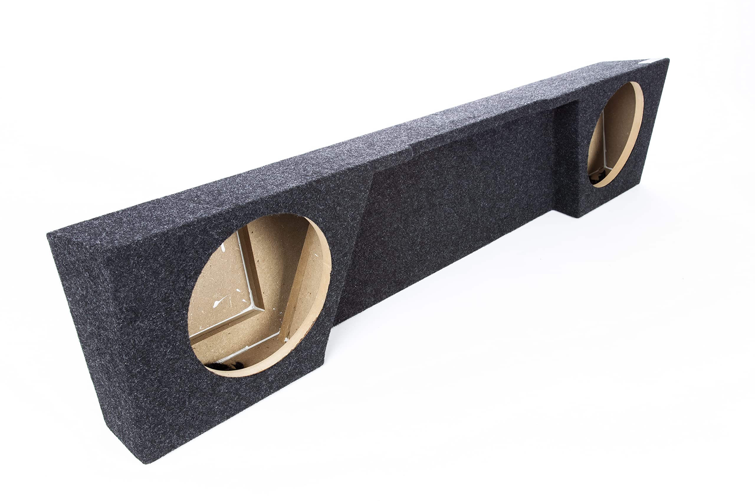 Atrend Bbox Dual 10” A144-10CP Sealed Subwoofer Enclosure Fits 2014-2018 Chevrolet / GMC- Silverado / Sierra Extended Cab, Charcoal