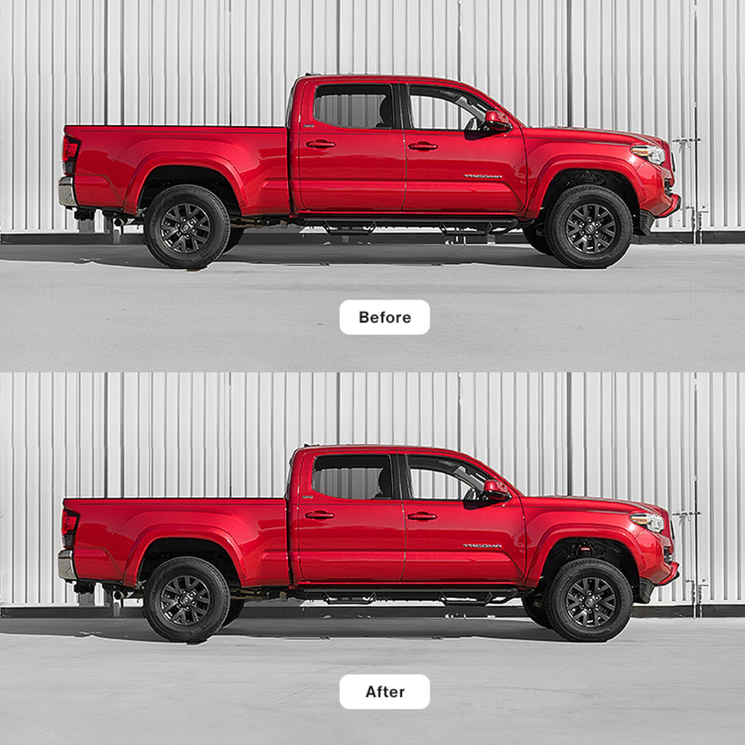SUSPENSION DOMINATOR: 2" Lift Kit, 6061-T6 Billet Aluminum, Red Anodized, Compatible with 2WD/4WD 2003-2024 Toyota 4Runner, PRE/4WD 2005-2023 Toyota Tacoma (Excludes TRD)