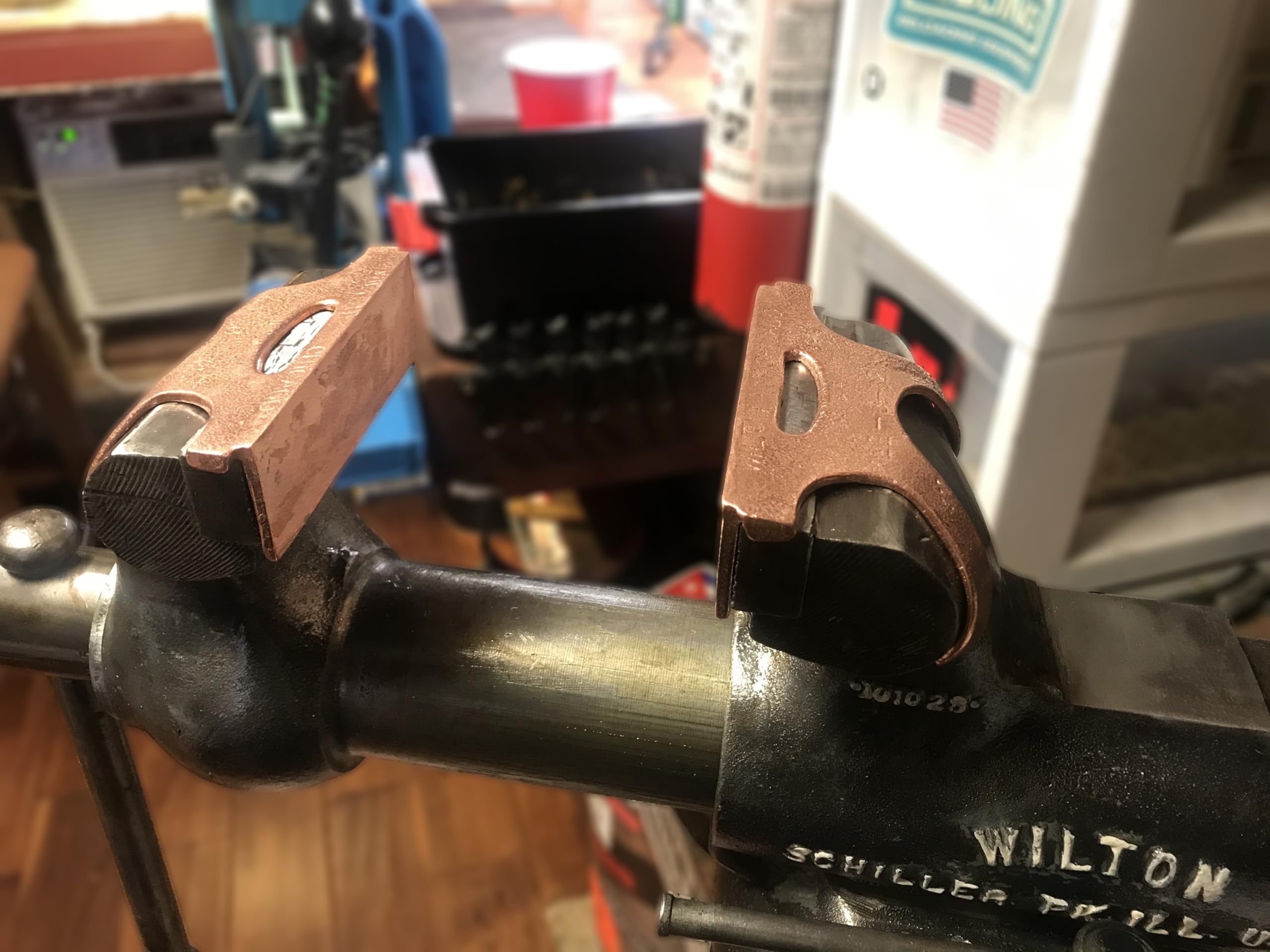 5-1/2" Wilton Copper Vise Jaw Caps (404-5.5)