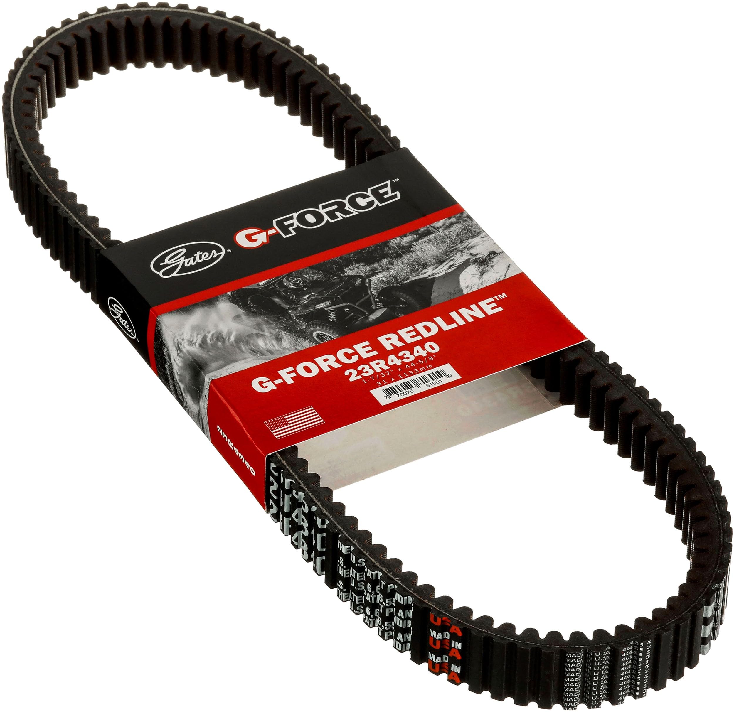 Gates G-Force 23R4340 RedLine Continuously Variable Transmission (CVT) Belt