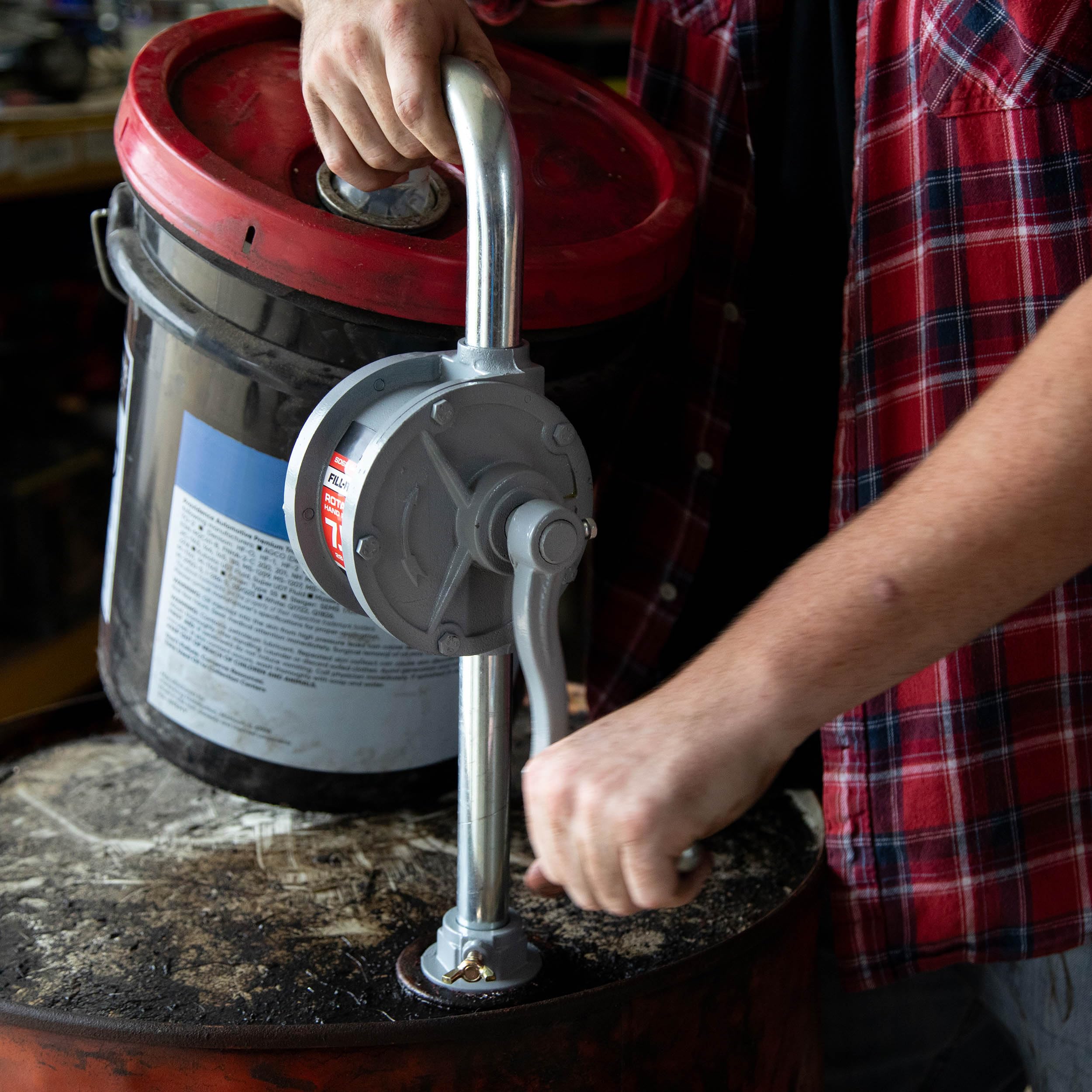 Fill-Rite Hand Pump SD62 Rotary 2-Vane Curved Spout