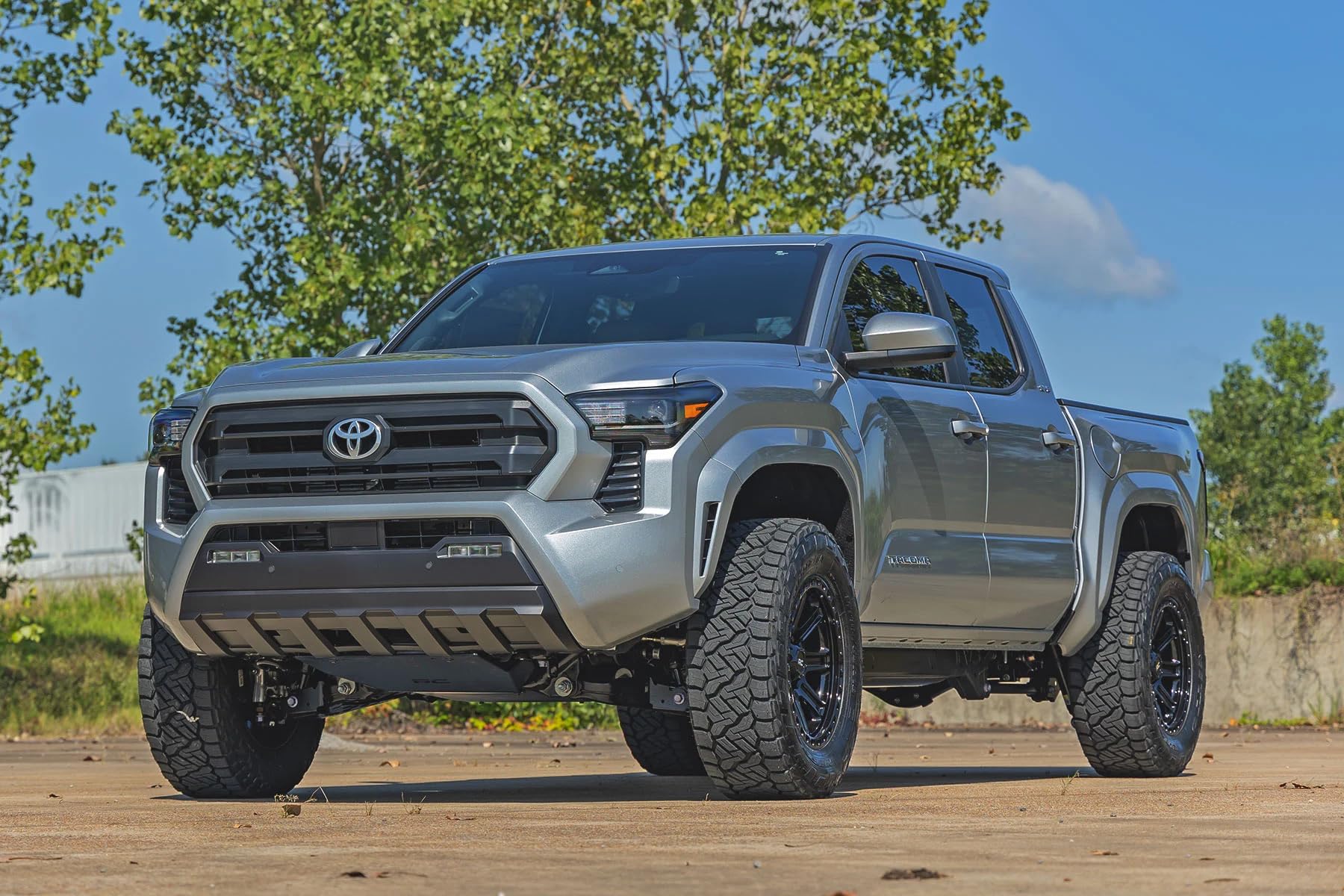 Front Skid Plate Kit Rough Country for Toyota Tacoma 4WD (2024-2025) - Skid & Differential Plates, Easy Bolt-on Install