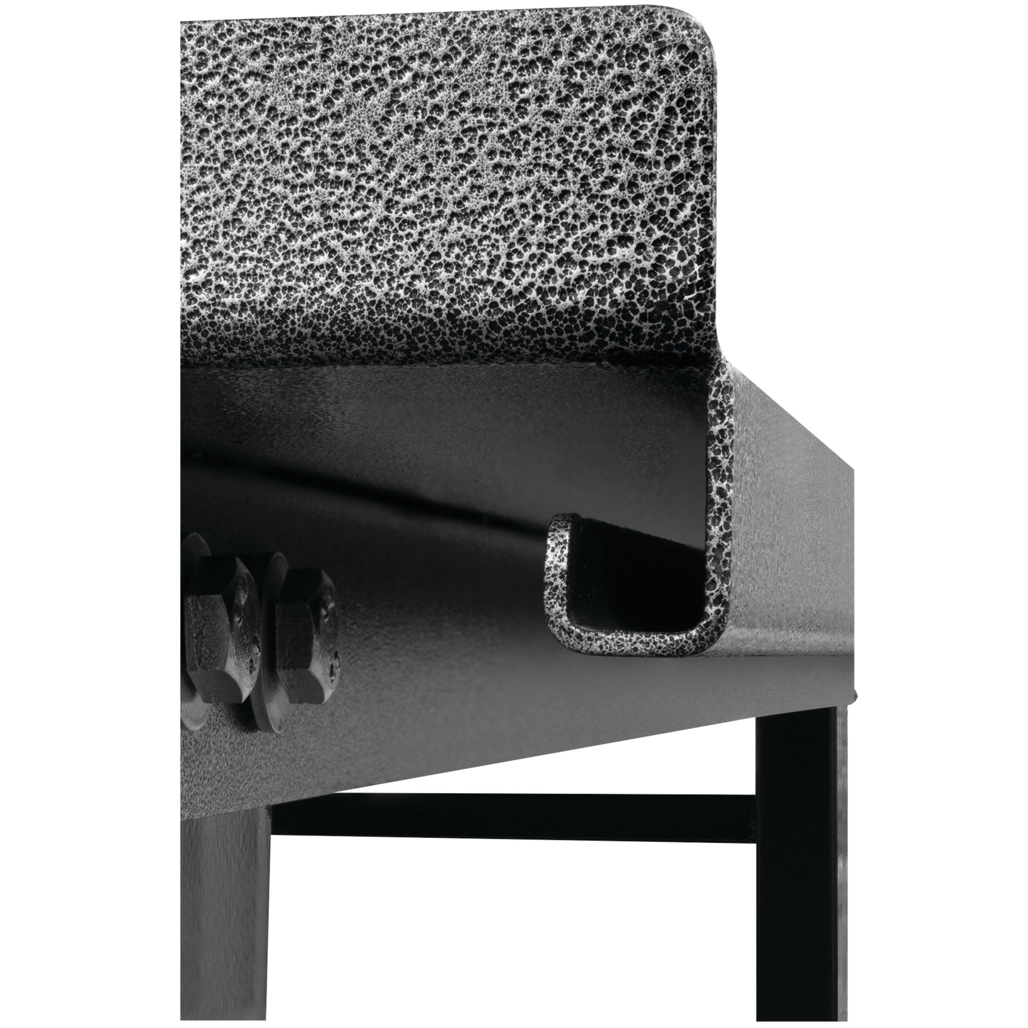 Heavy Duty Performance Tool W54991 Shop Table, Powder-Coated Steel, Bottom Shelf, 1400 Lb. Capacity, Black