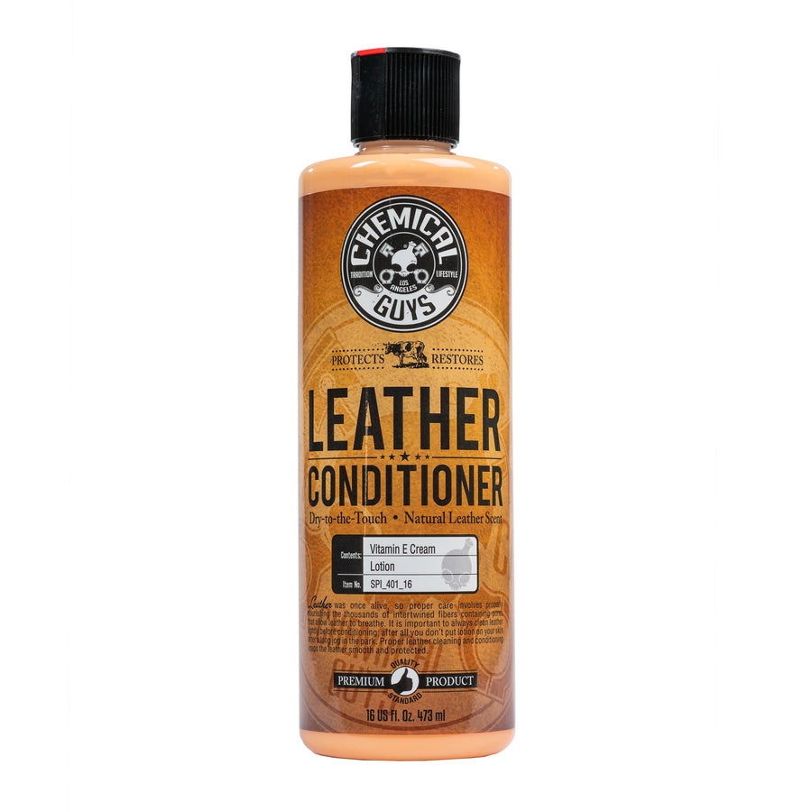 Chemical Guys Vintage Series Leather Conditioner - Conditions, Nourishes, and Protects Natural, Synthetic, and Faux Leather Seats, Interiors, Apparel & Accessories, 16 fl oz