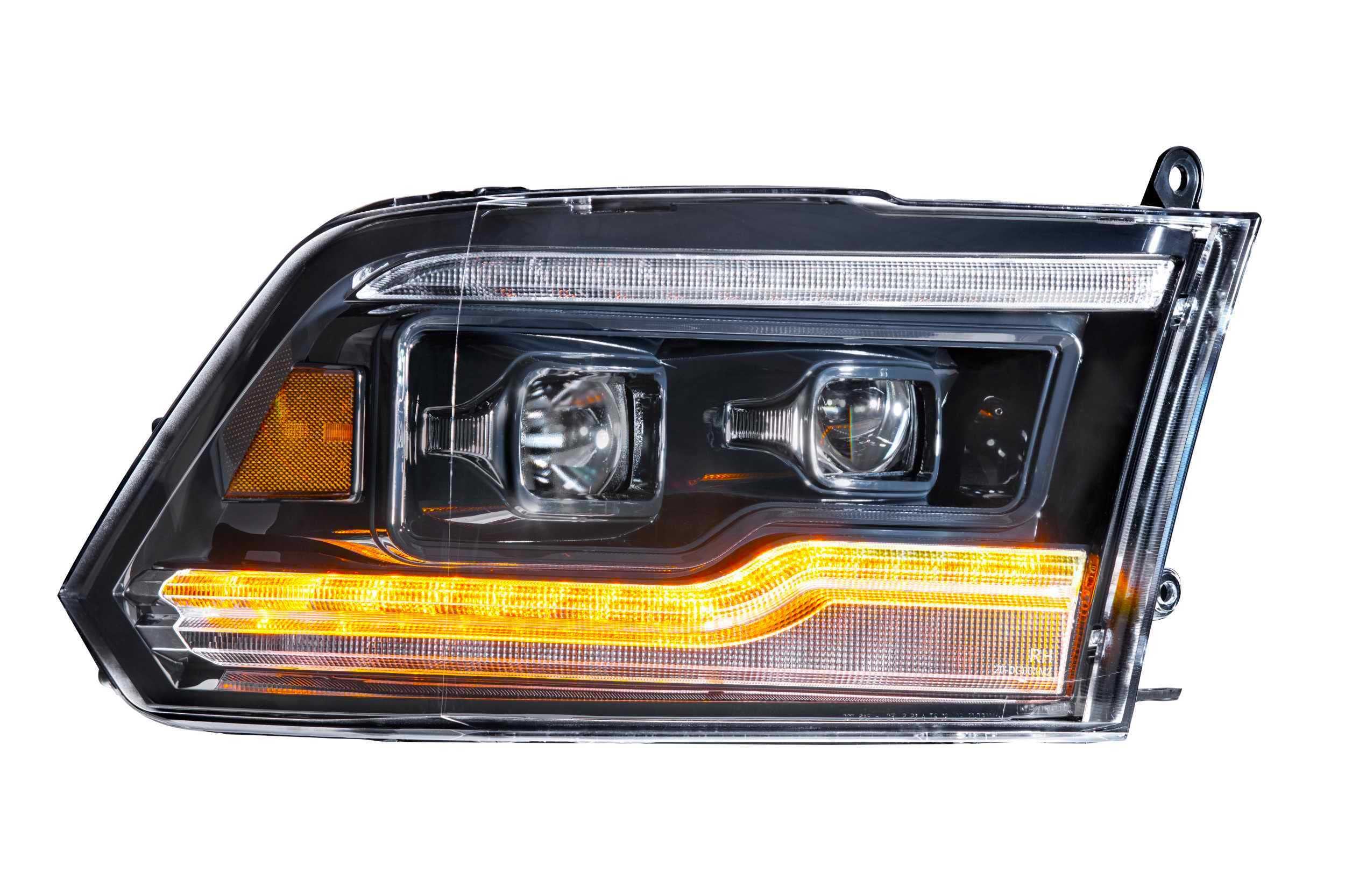 LF520-A-ASM Morimoto Lighting 2x (One Pair) Amber XB LED Headlights fits Dodge Ram 2500