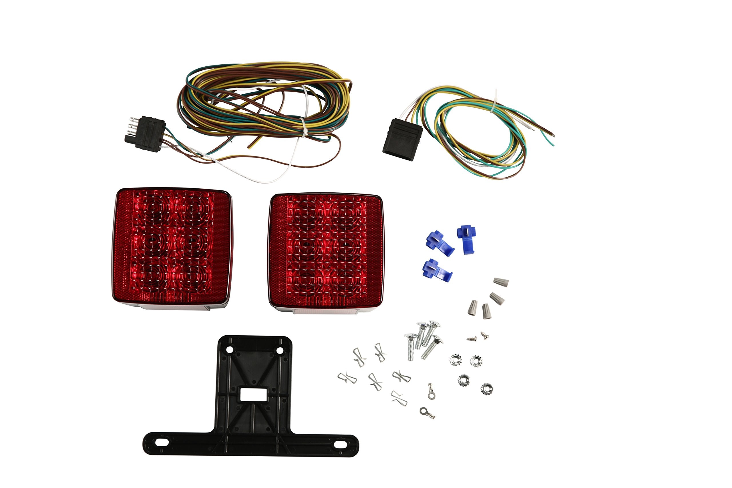 Multi-Function LED Trailer Light Kit attwood 14065-7, Silver, One Size