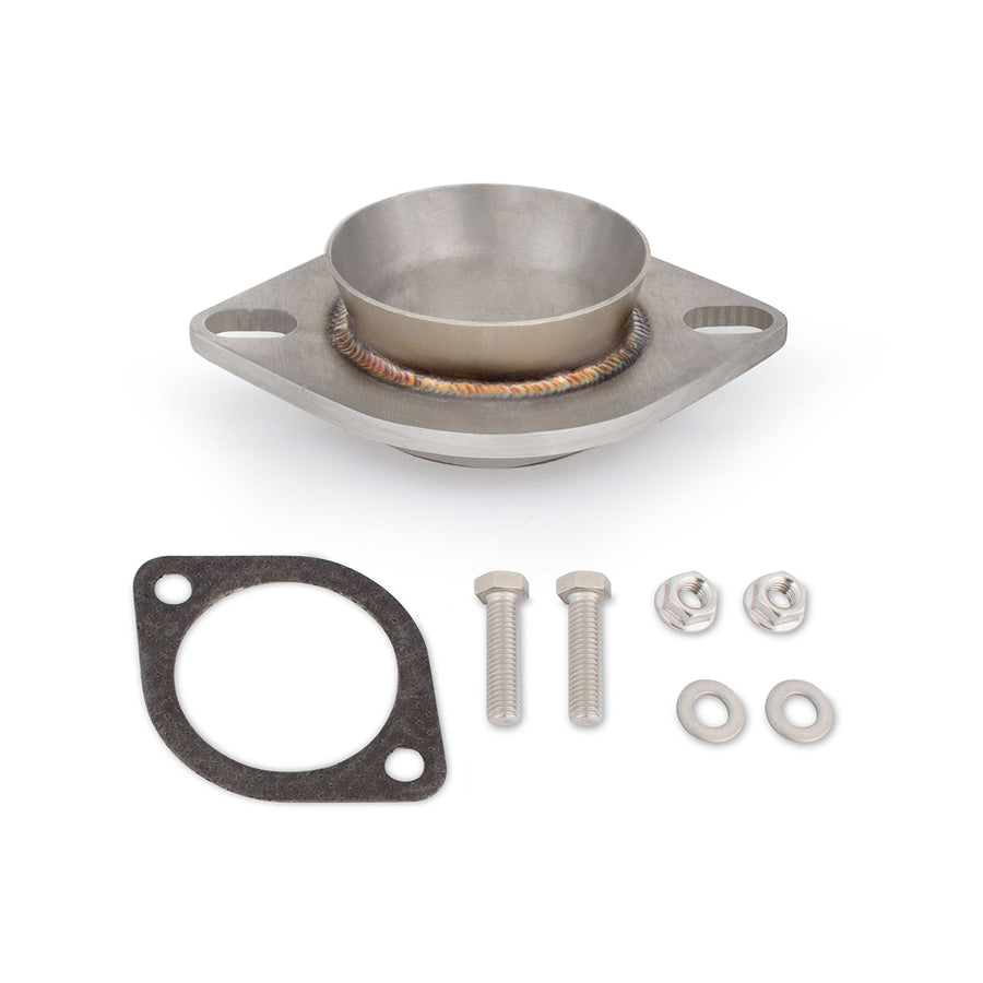 Mishimoto Exhaust Adapter MMEXH-ADAP-3DSE 3" Downpipe to Stock Exhaust Fits Subaru Silver