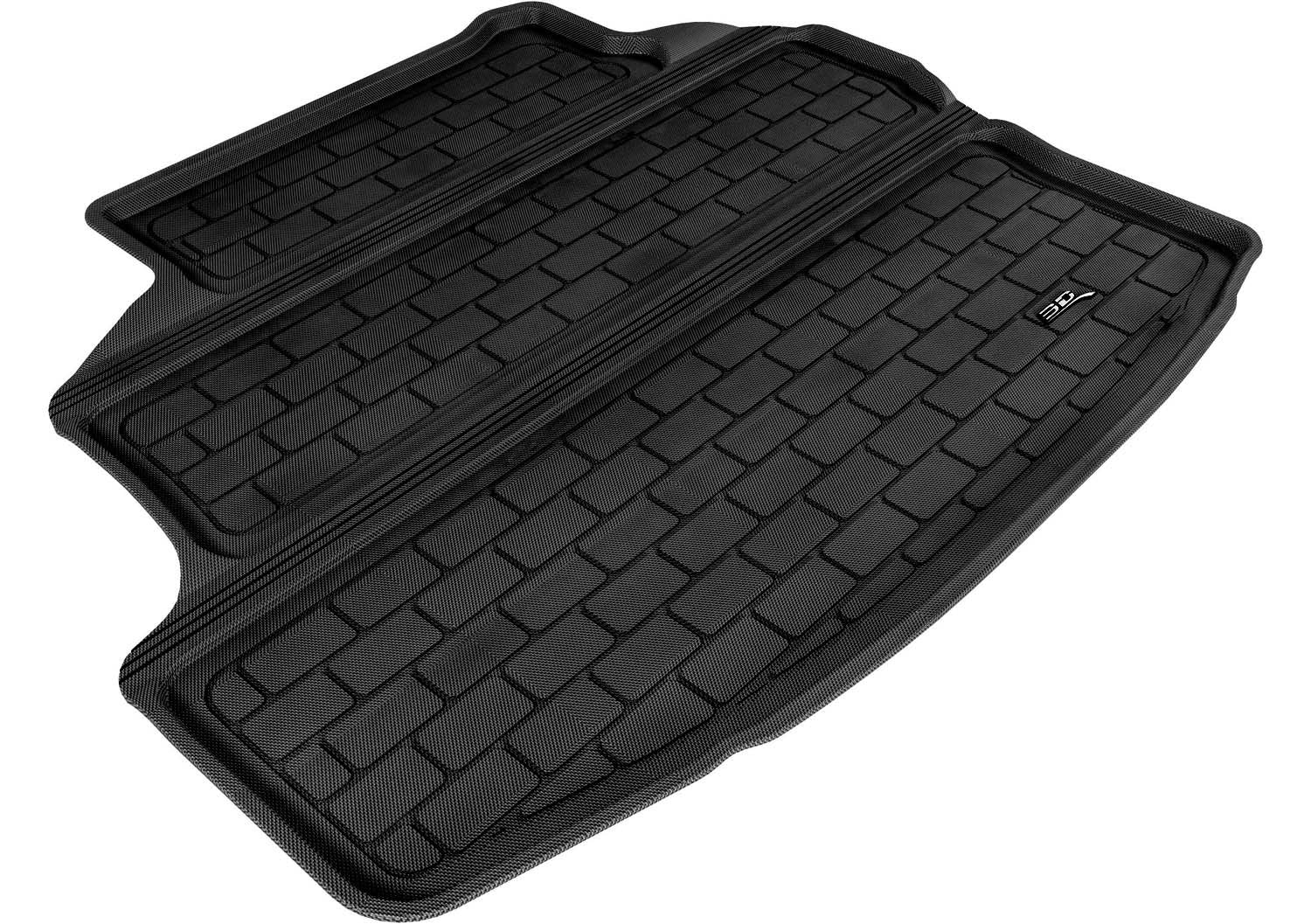 3D MAXpider Custom Fit Cargo All-Weather Floor Mat for Select Toyota Corolla Models - Kagu Rubber (Black)