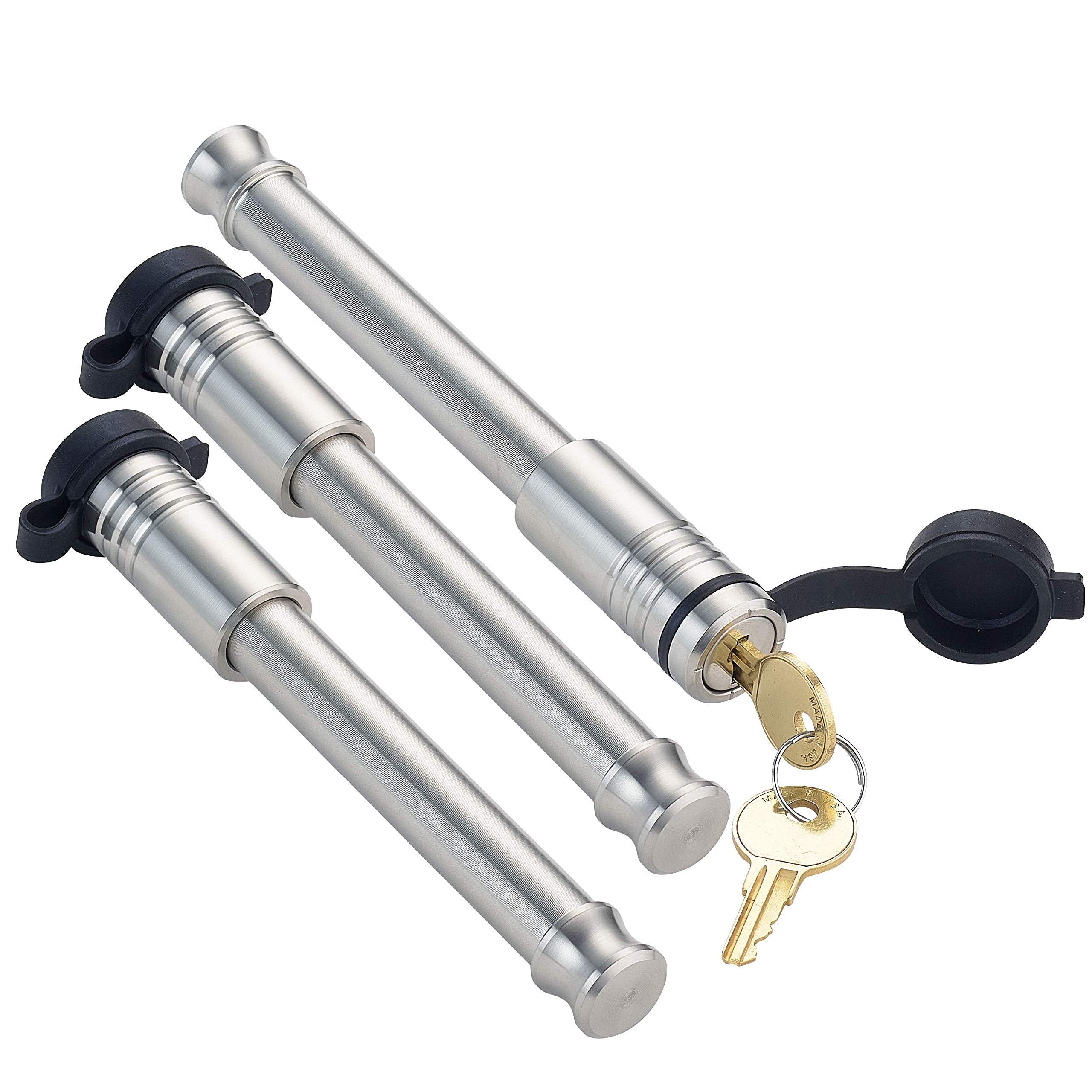 3 Pack, Keyed Alike, InfiniteRule Security 61673 Receiver Locks for 3" Receiver