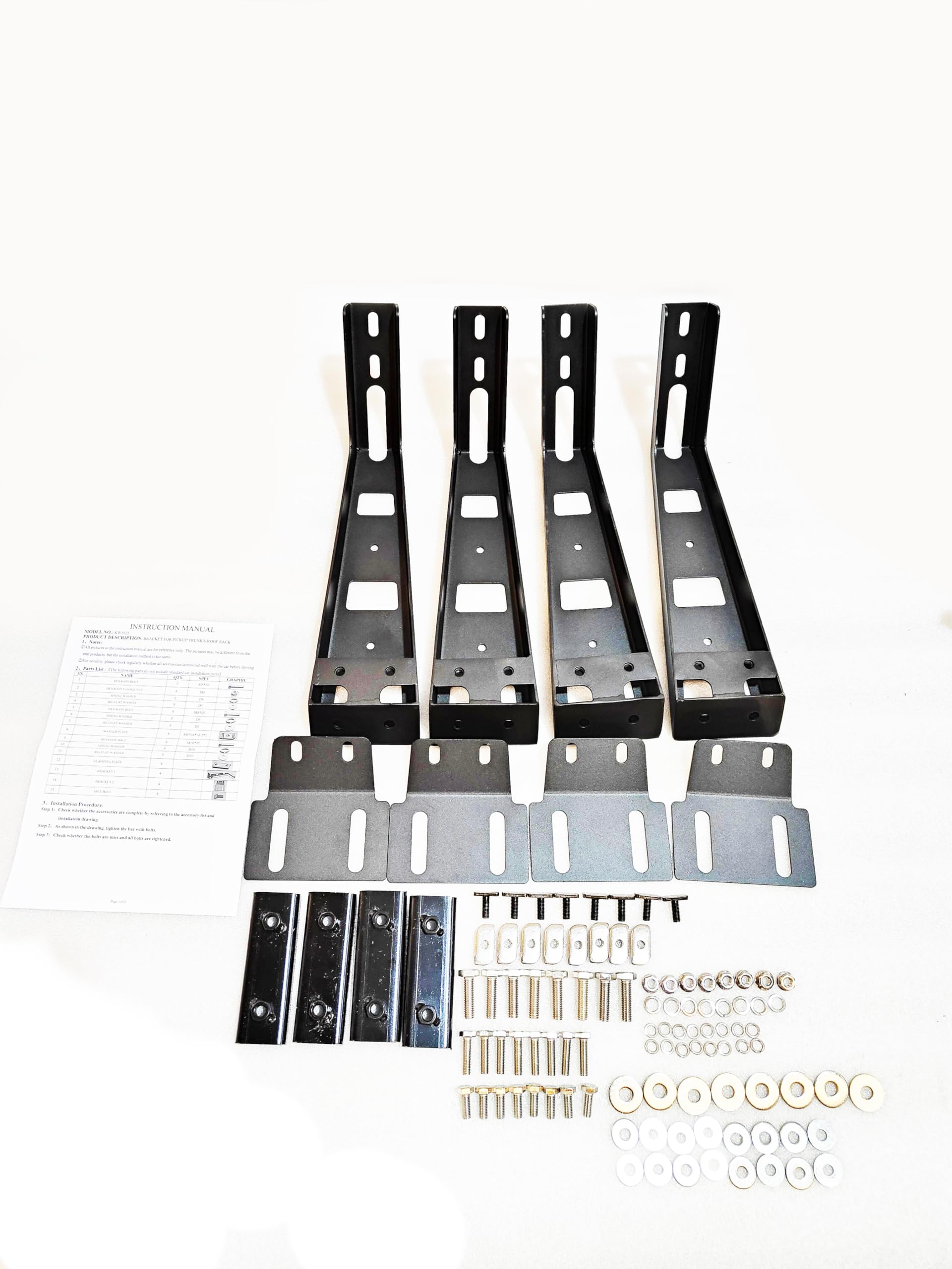 Spike Black Horse Stationary Cargo Platform System Compatible with 2005-2024 GMC Sierra 1500/2500 HD/3500 HD, Chevy Silverado 1500/2500 HD/3500 HD, Ford F-150/F-550, Ram 1500/3500,Tundra,Titan.
