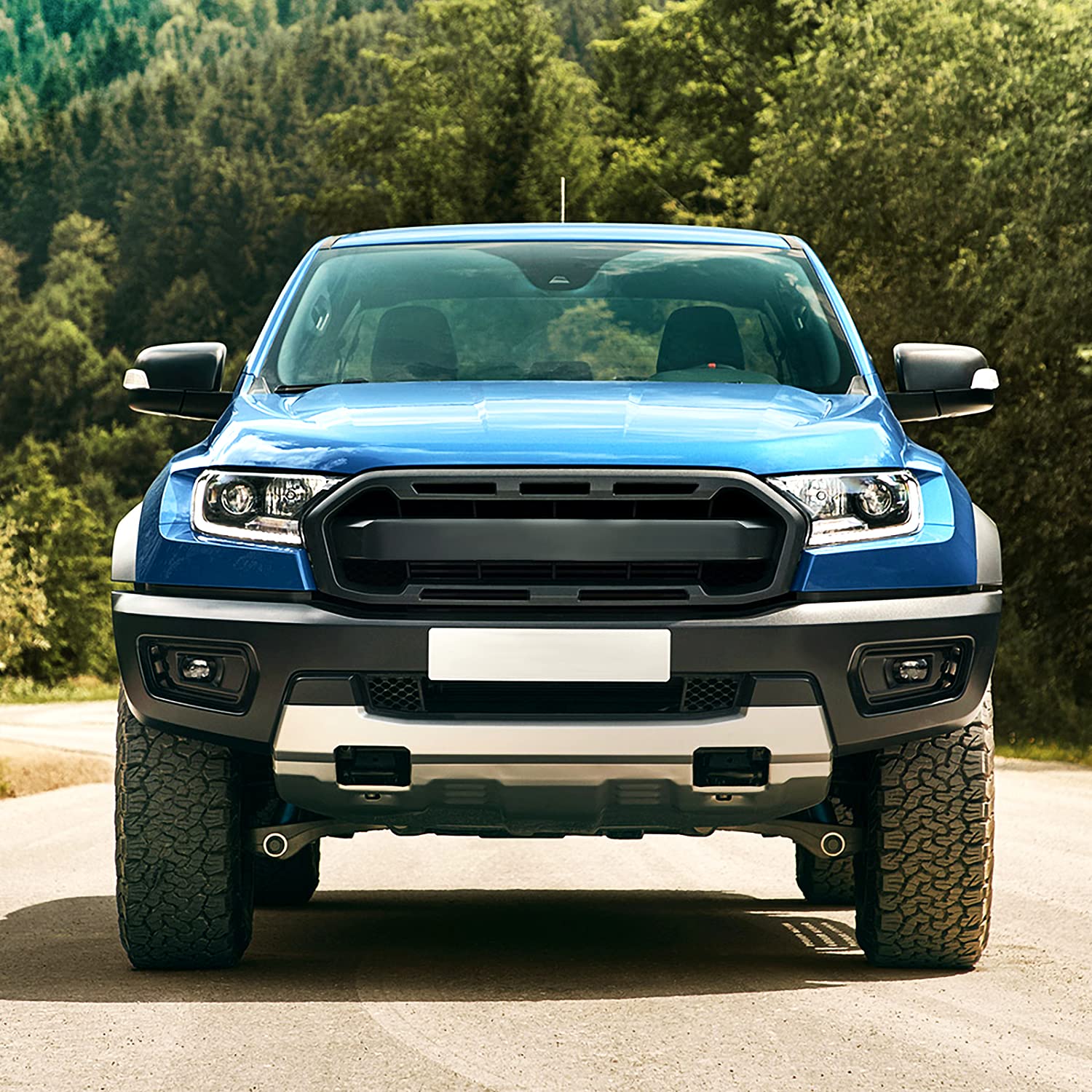 Fog Lights + Switch SPEC-D TUNING Compatible with 2019-2020 Ford Ranger, L+R Pair Assembly