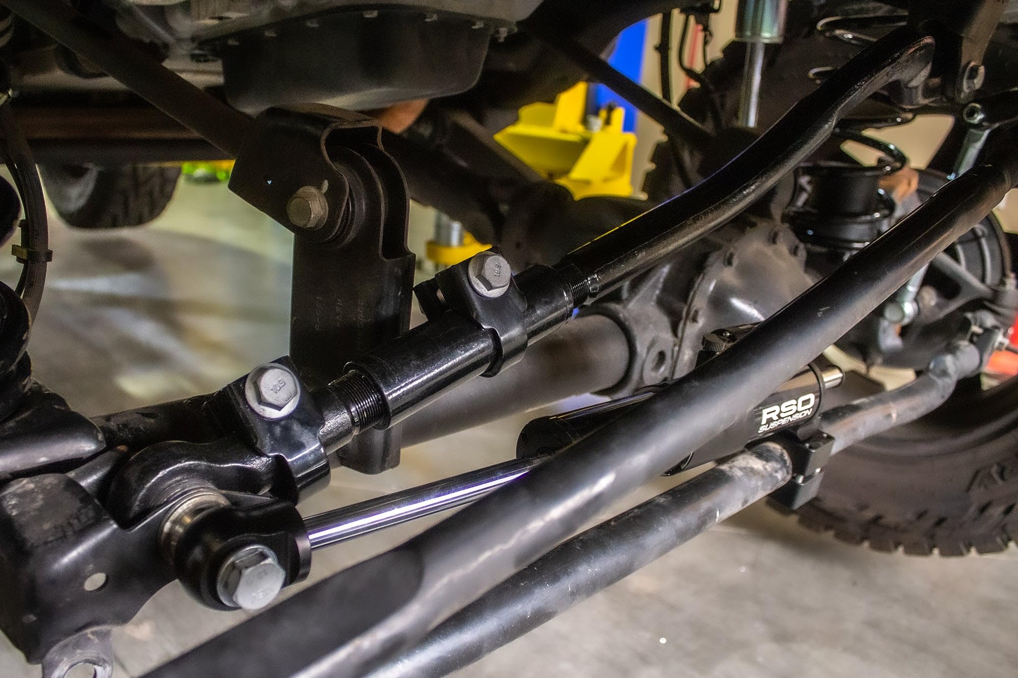 Forged Adjustable RSO Suspension Beast Front Track Bar 0-6 inch Lift Compatible With 07-18 Wrangler JK/JKU