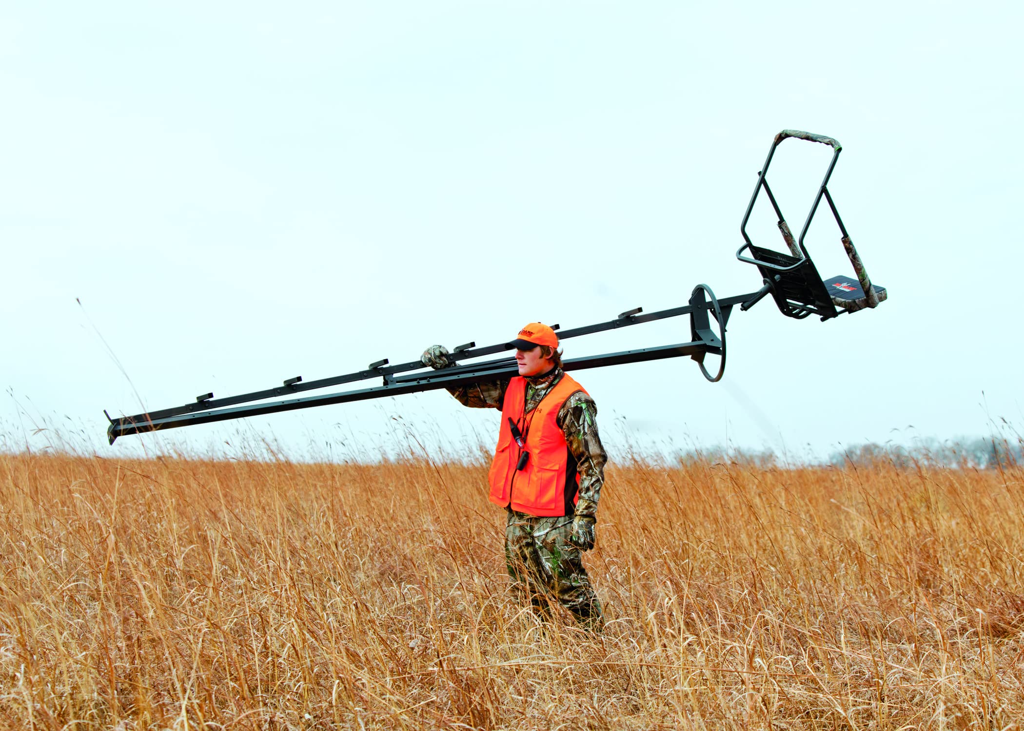 Pursuit Tripod BIG GAME Whitetail Deer Elk Mule Pronghorn Above Hunting Outdoors Padded 360 Degree Rotation 12' Tall Treestand