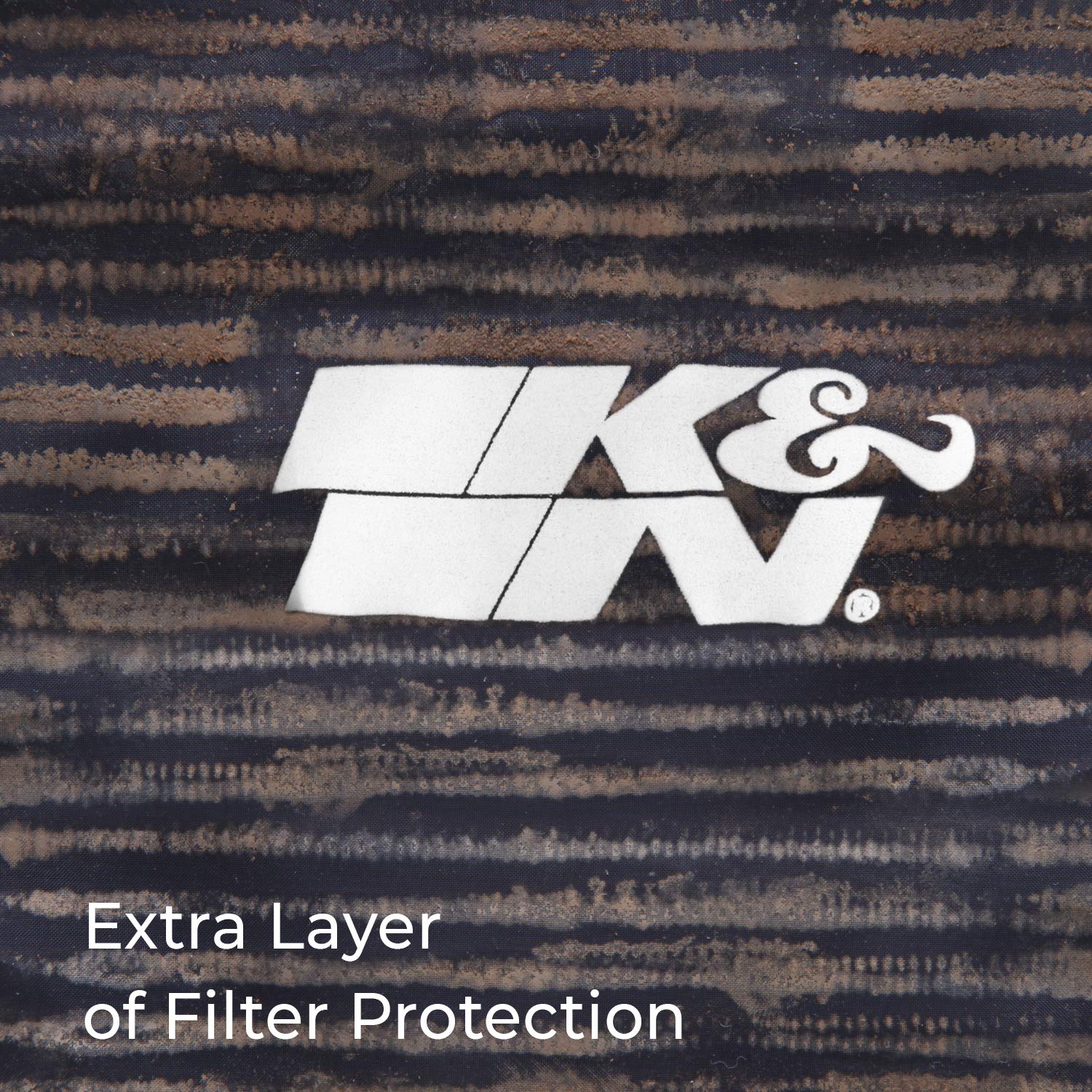 Black Drycharger K&N Filter Wrap - for Your YA-4514XD Filter
