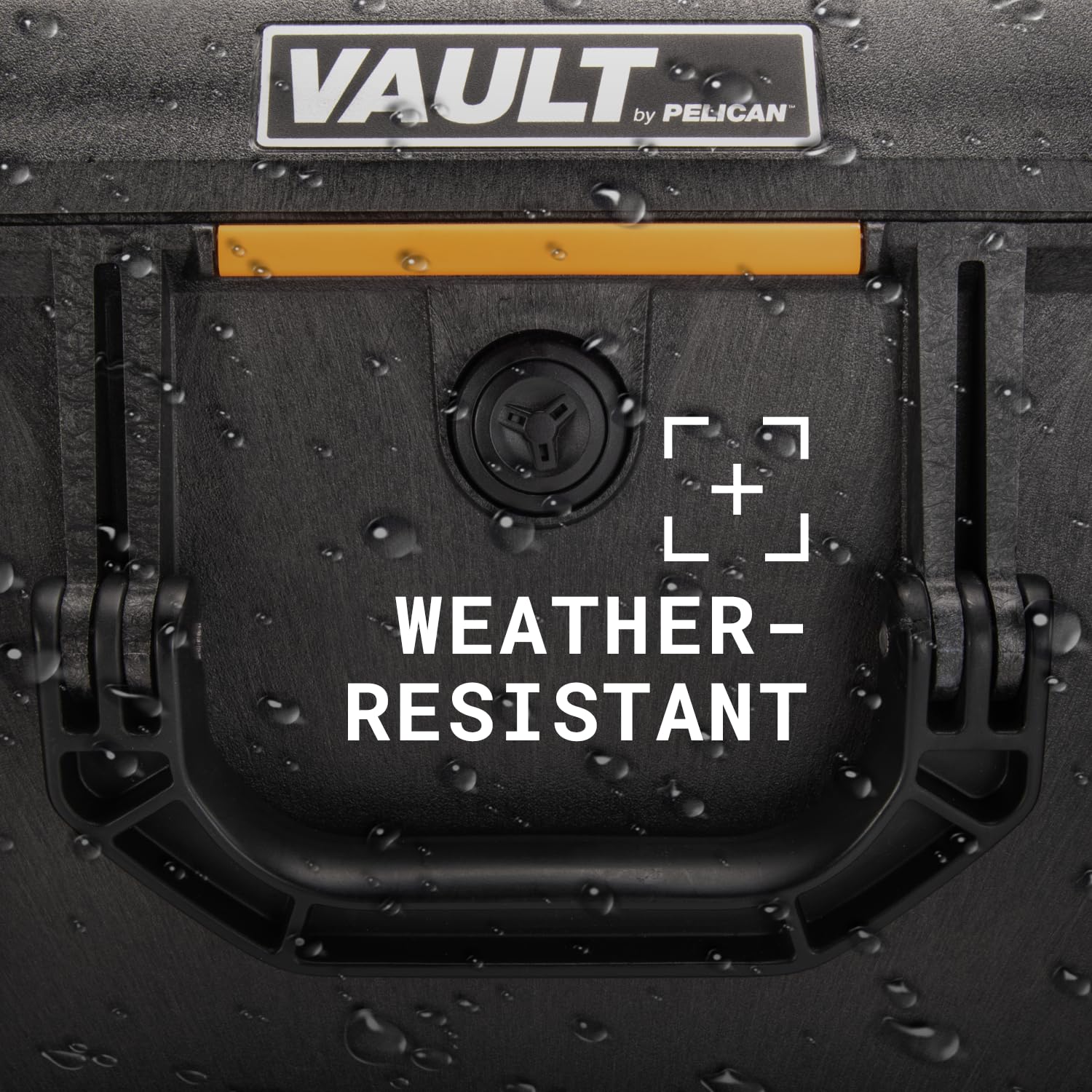Vault Pelican - V600 Multi-Purpose Hard Case with Padded Dividers for Camera, Drone, Equipment, Electronics, and Gear (Black)