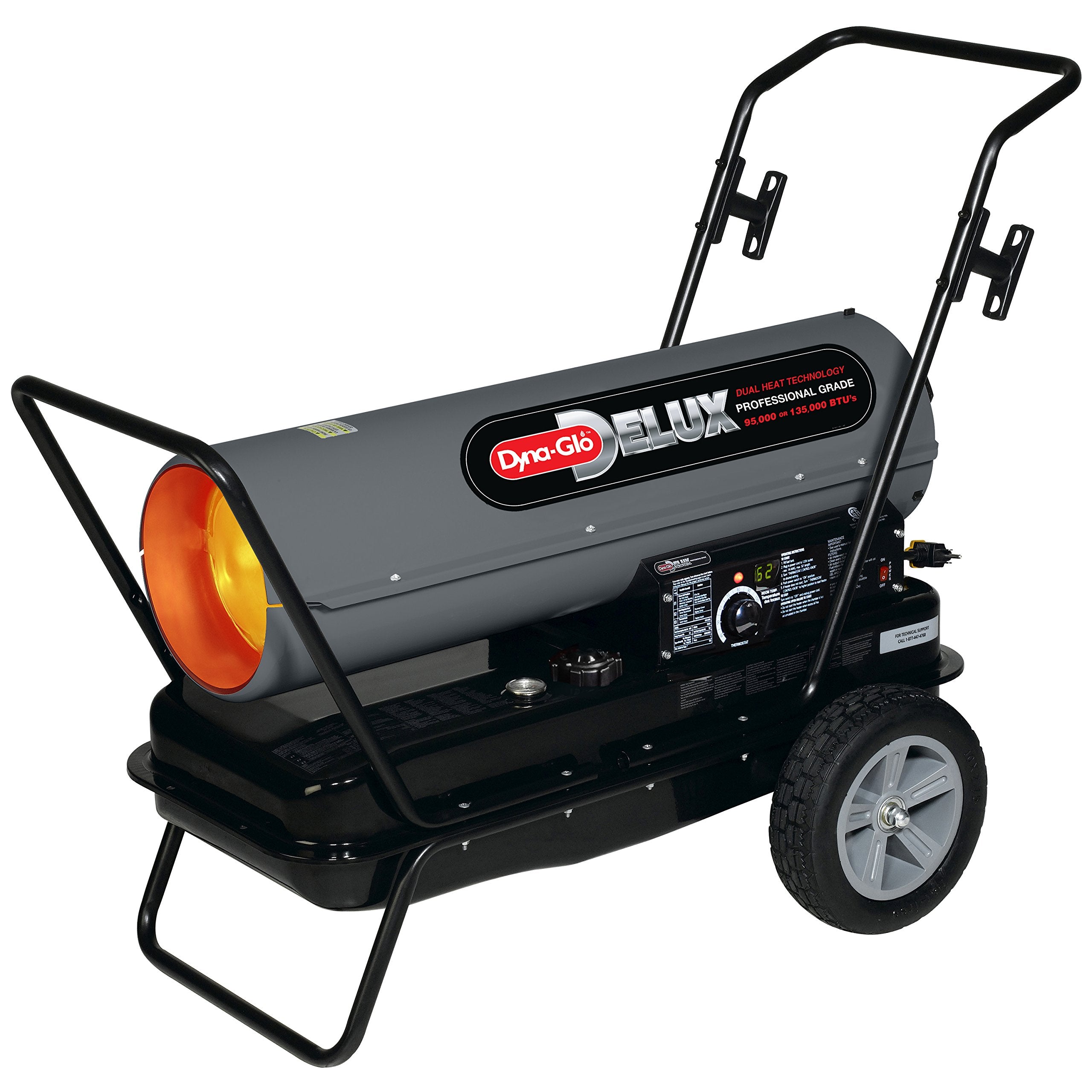 Dyna-Glo KFA135DGD Delux 95,000 or 135,000 BTU Kerosene Forced Air Heater