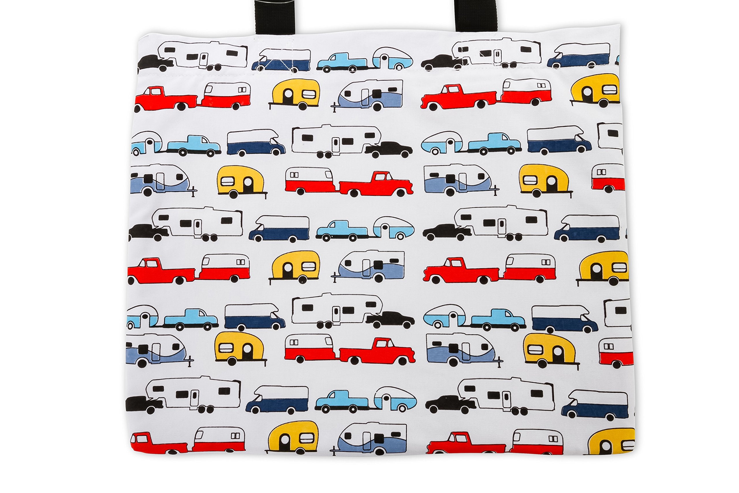 Camco Canvas Tote Life is Better at The Campsite Magnetic Closure