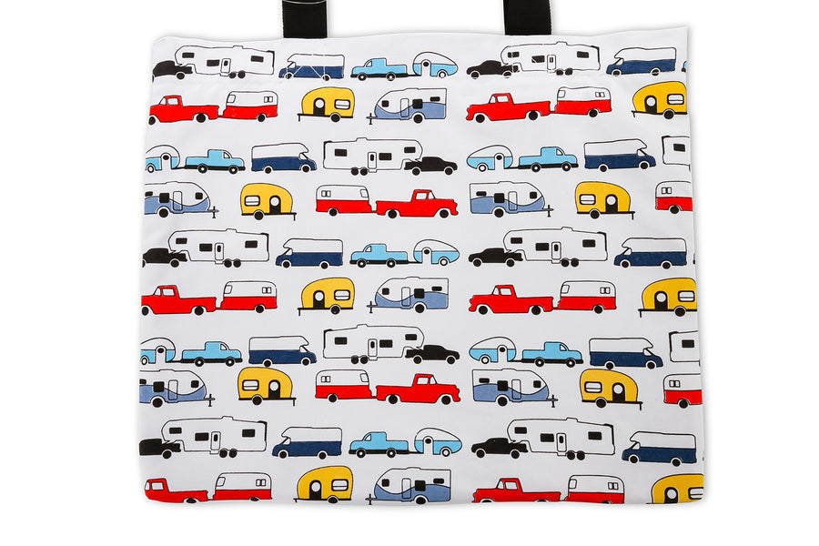 Camco Canvas Tote Life is Better at The Campsite Magnetic Closure