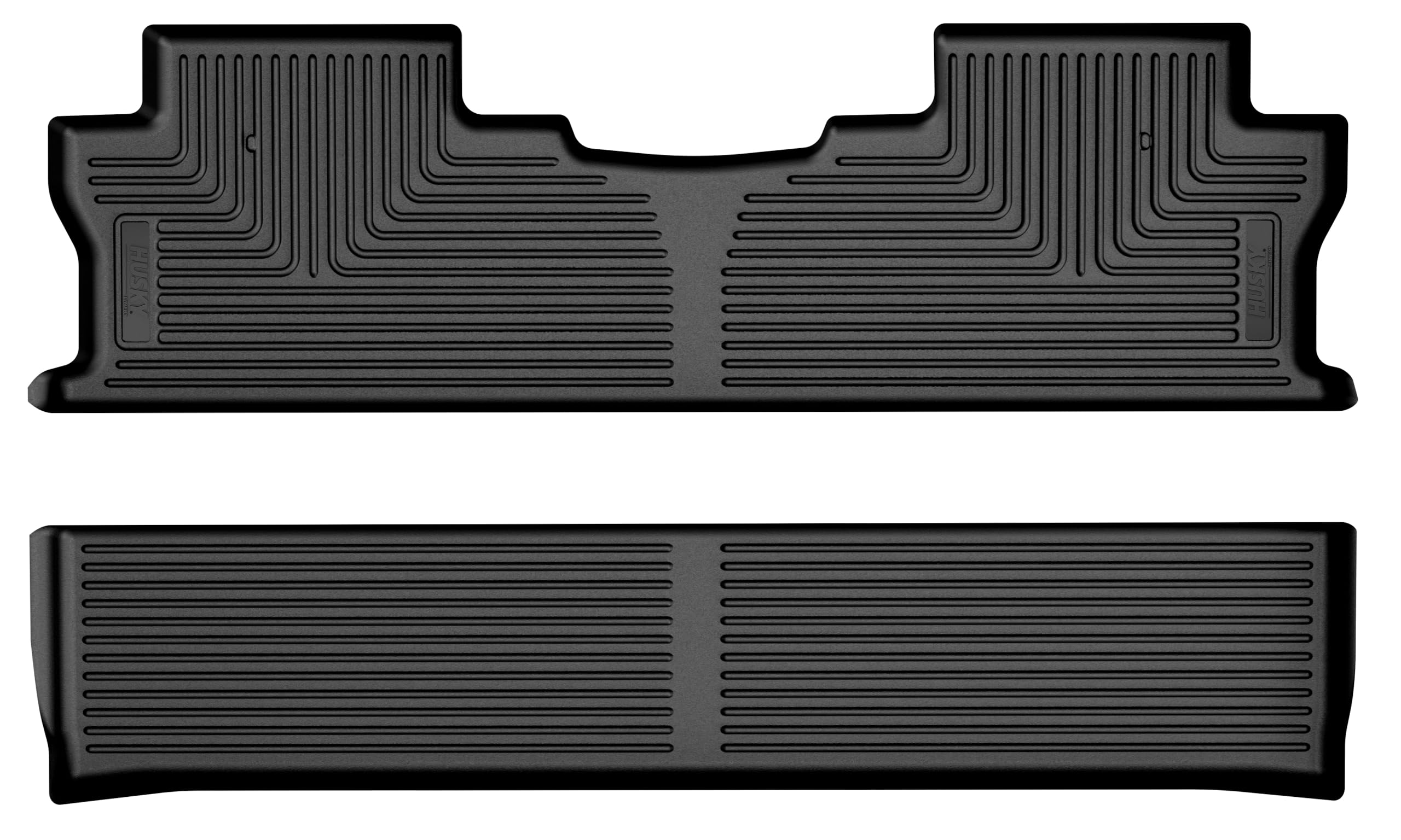 Husky Liners Floor Mats X-act Contour | Fits 2018-2025 Honda Ridgeline | 2nd Row, 1-pc Black - 52381
