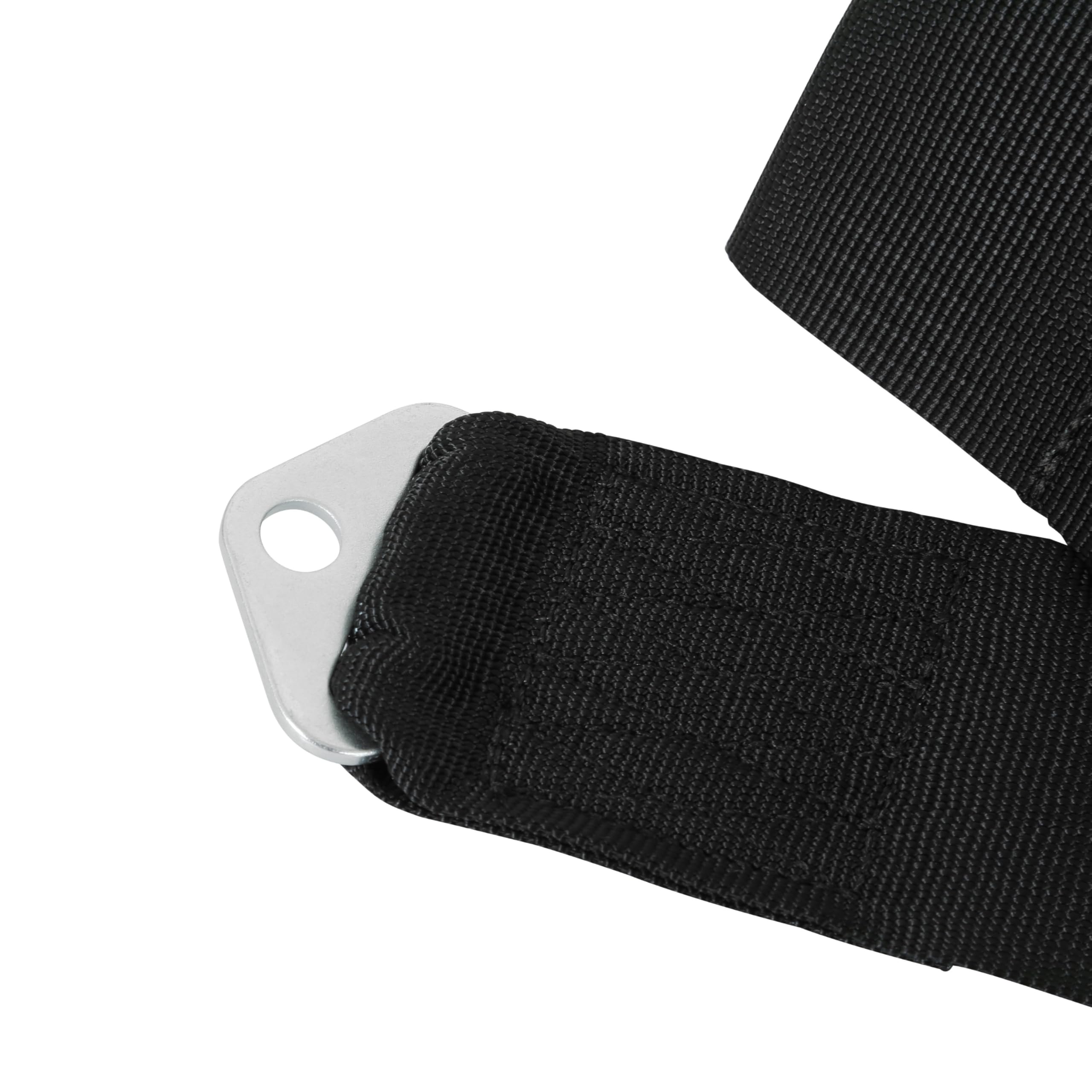 Lap Belt Simpson Racing 29024BK - SFI 16.1 - Latch & Link - 55 inch - Pull Down - Bolt-In - Black