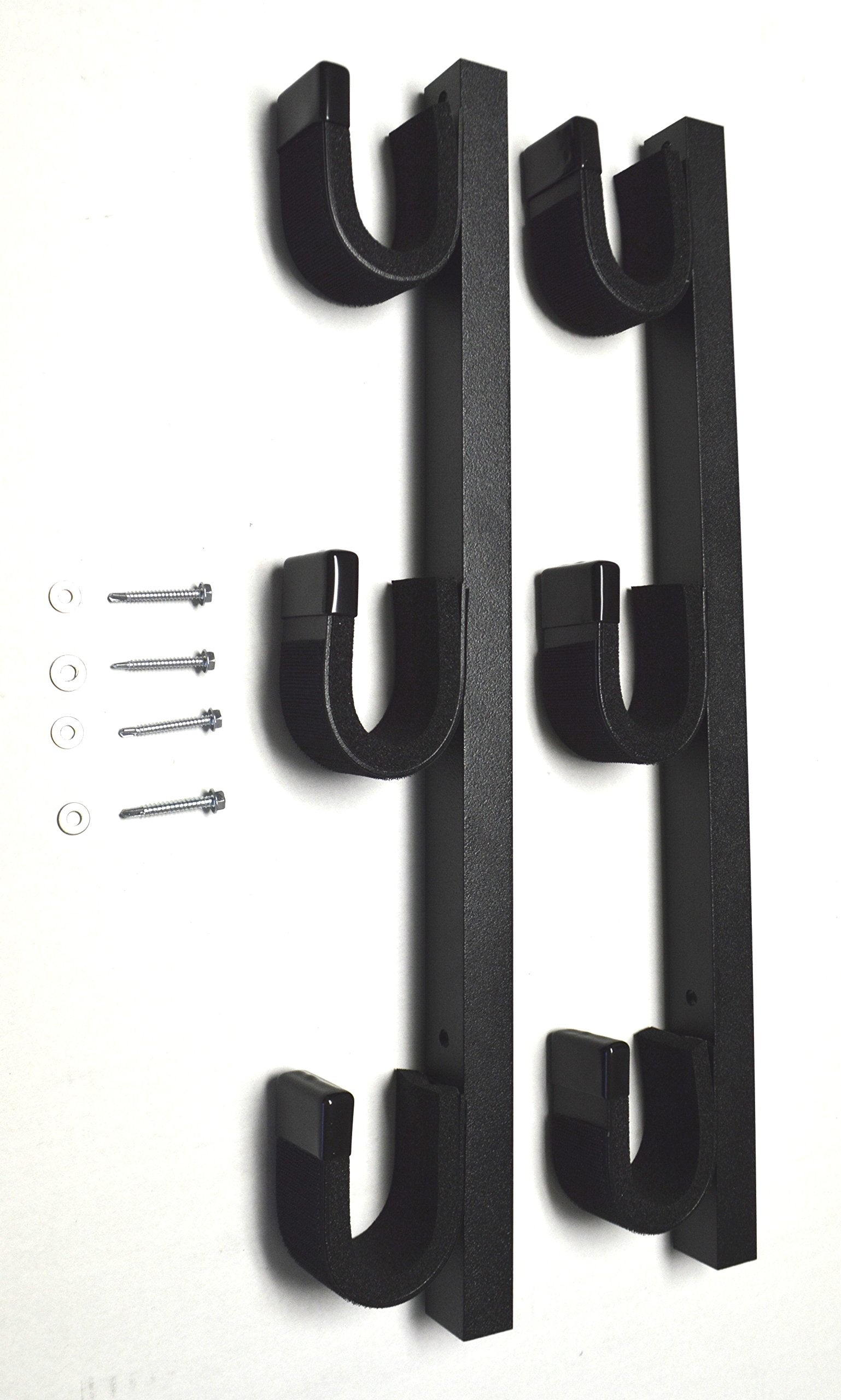 Quick-Draw Great Day Triple Wall Rack, Black, QD-WR