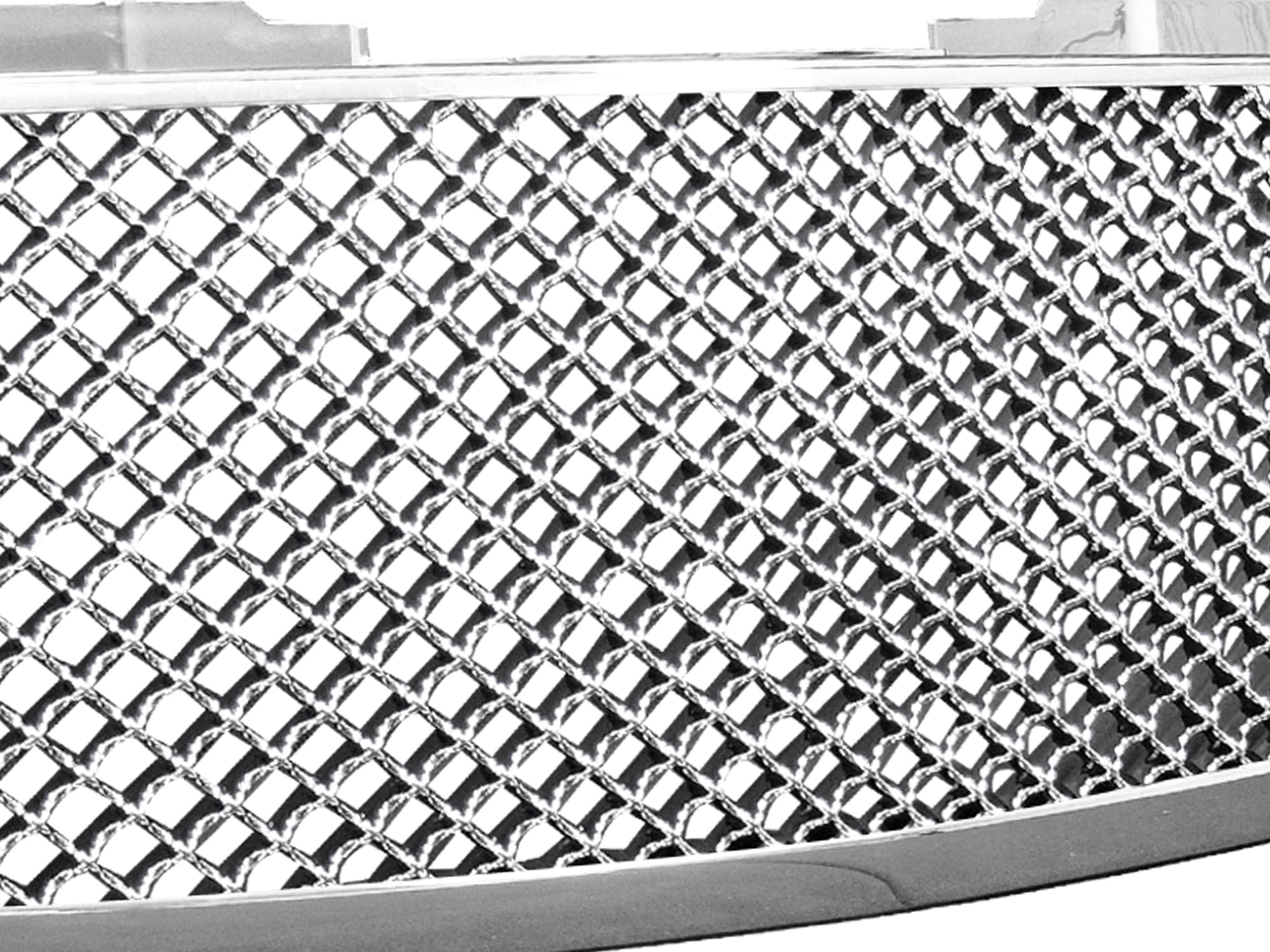 7146990 Armordillo USA Chrome Mesh Front Hood Grille Fits 2007-2014 Chevy Avalanche