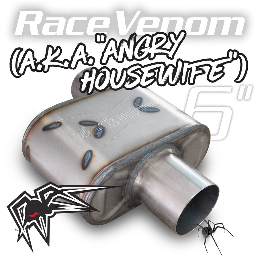 Angry Housewife Black Widow 2.5" Offset/Center