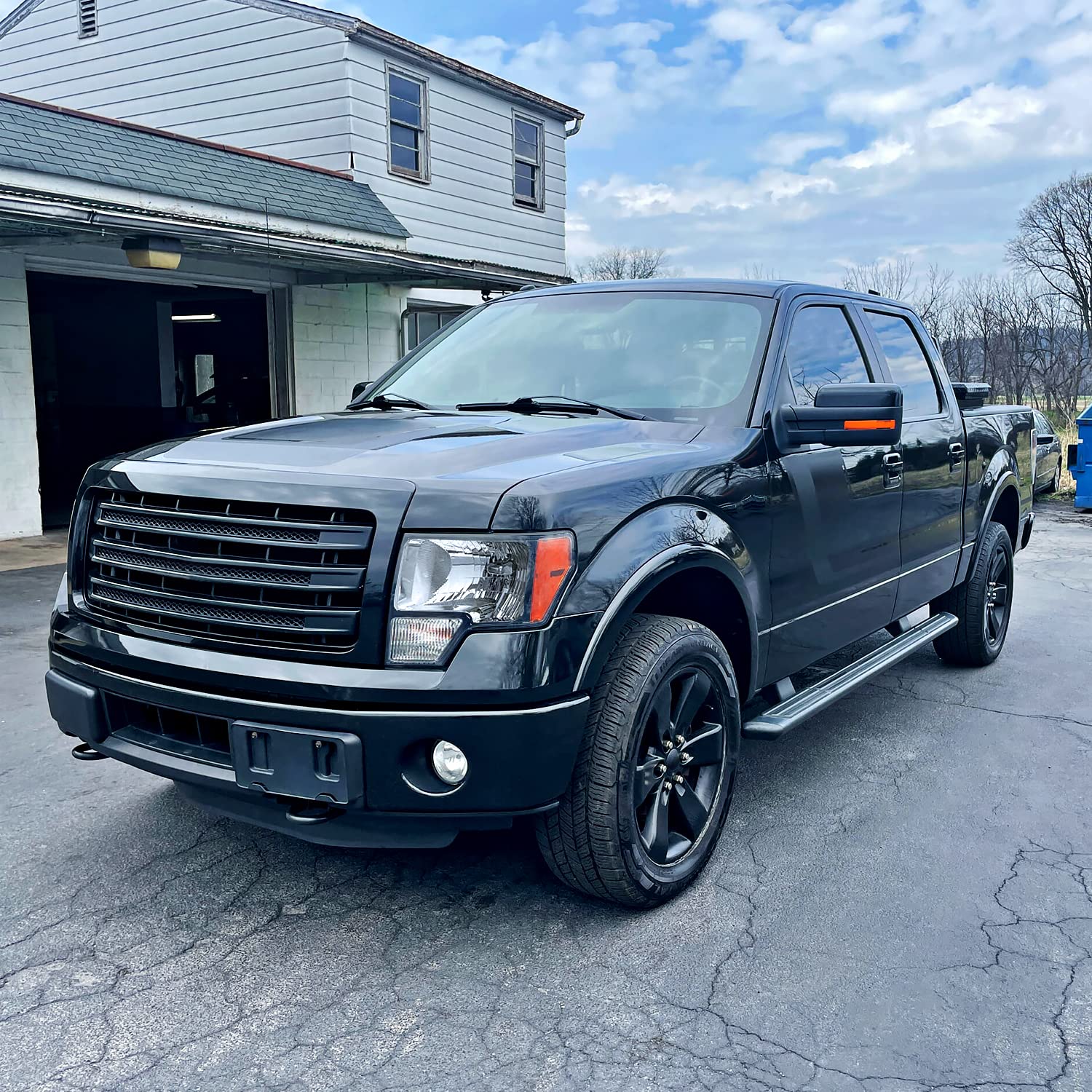 Black Headlights SPEC-D TUNING Compatible with 2009-2014 Ford F-150, Left + Right Pair Headlamps Assembly