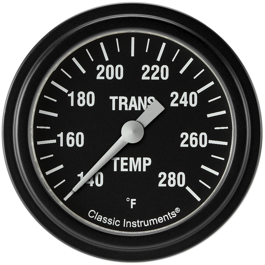 Hot Rod Classic Instruments - 2 5/8In Trans Temp (HR327BLF)