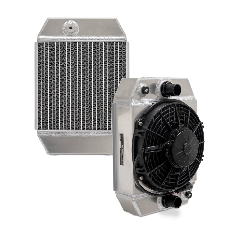 Mishimoto Drag Race Performance Aluminum Radiator MMRAD-UNI-DRGN, Universal 9", Natural